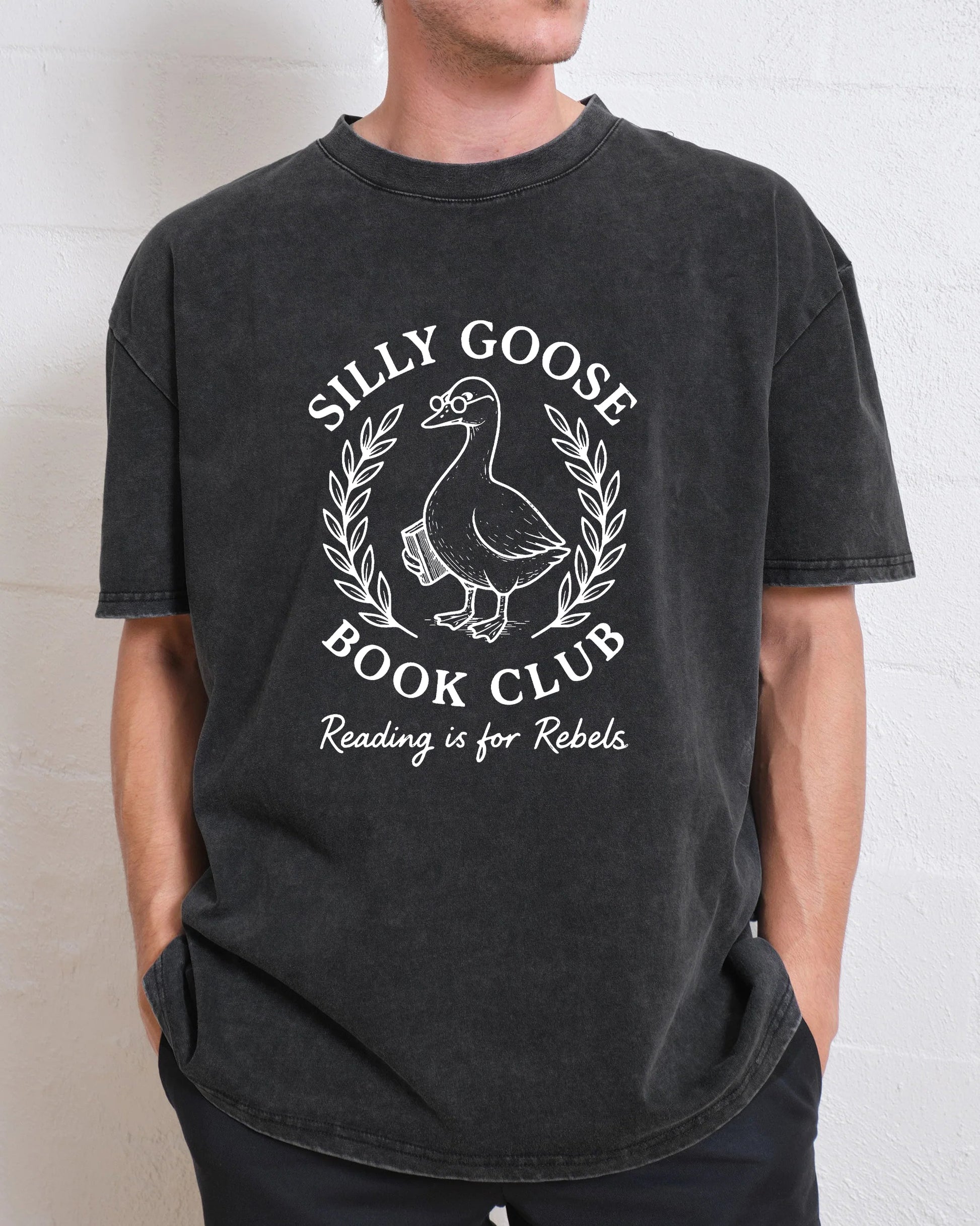 Silly Goose Book Club Washed T-Shirt