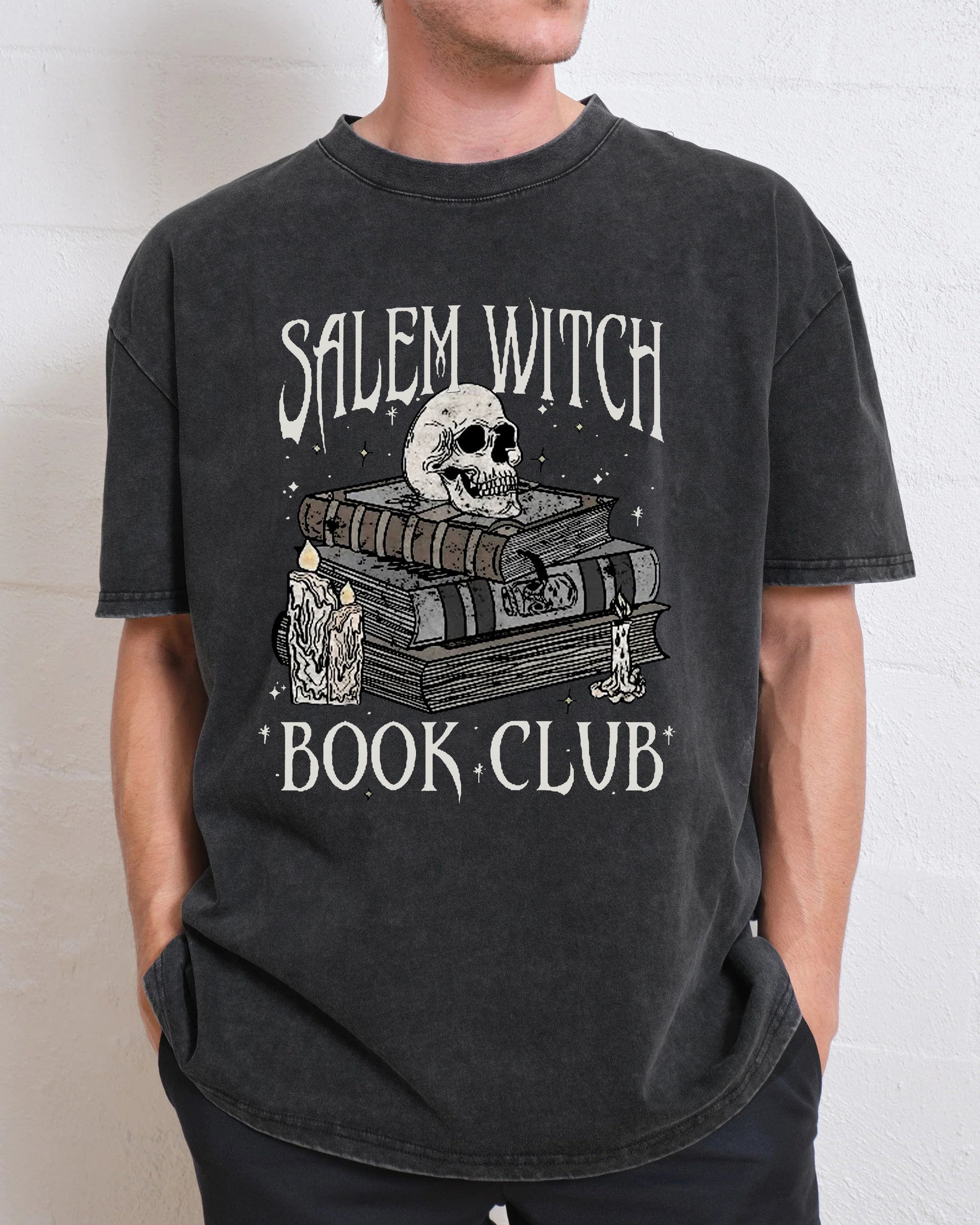Salem Witch Book Club Washed T-Shirt