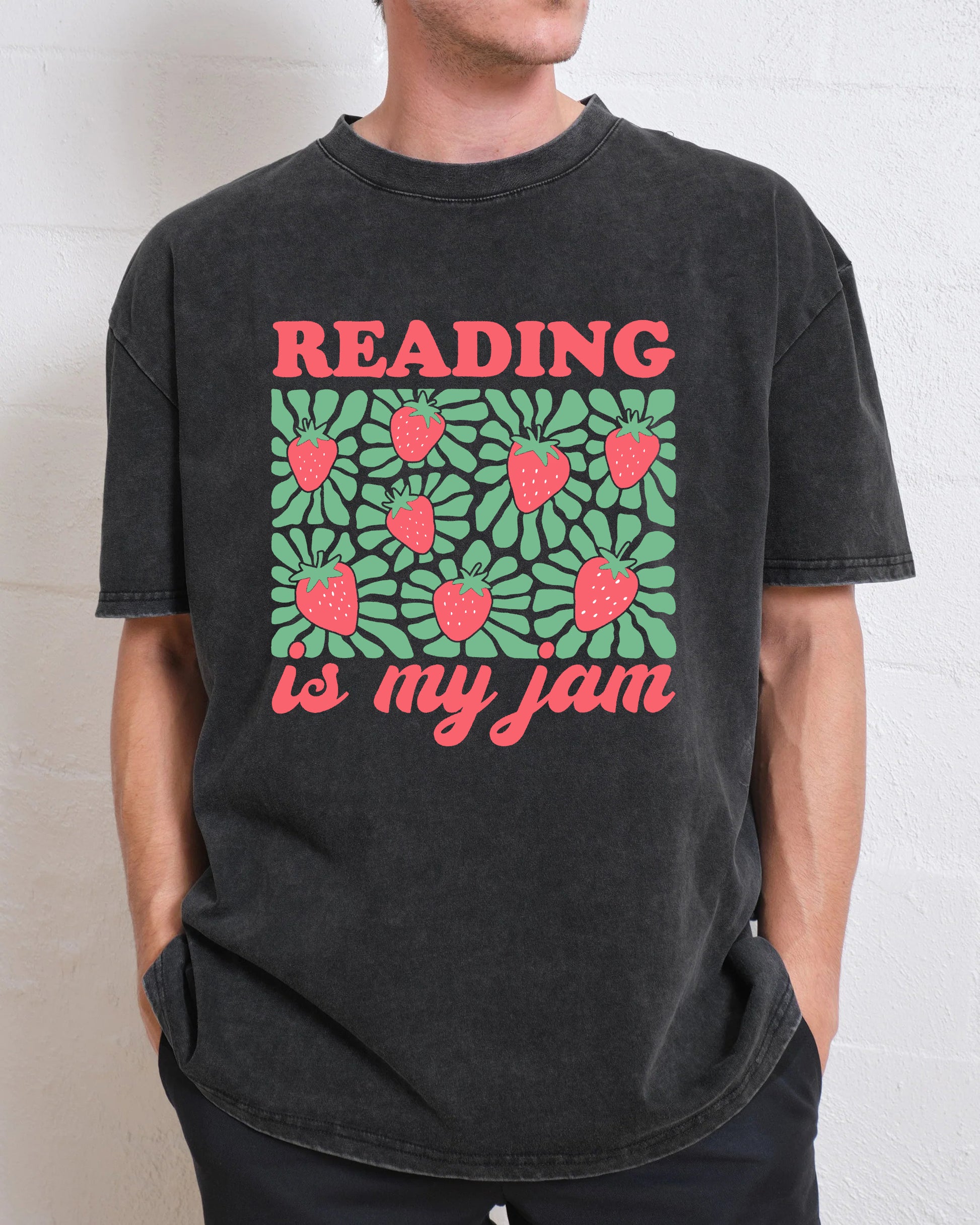 Reading Is My Jam Washed T-Shirt