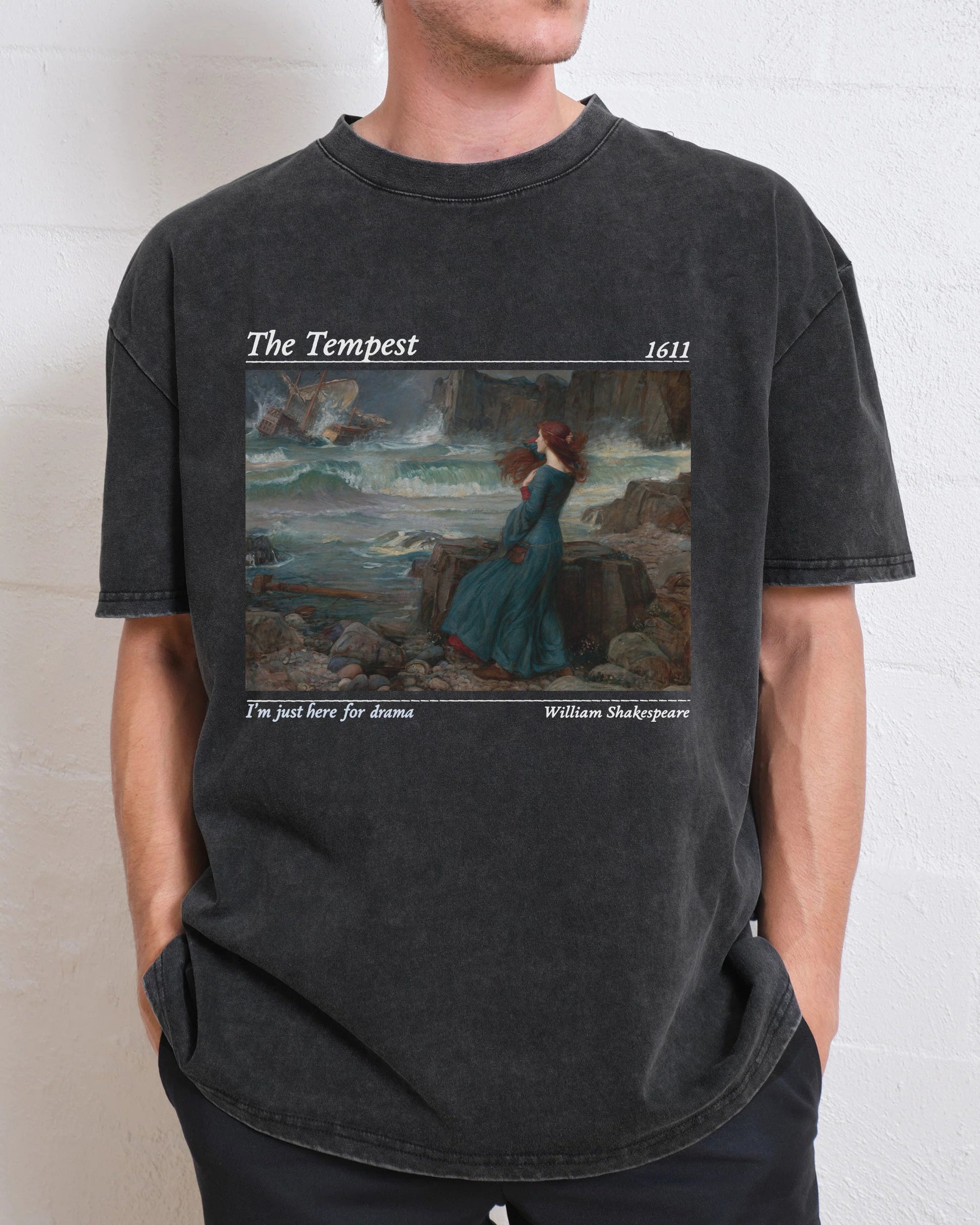 Shakespeare Here for the Drama Washed T-Shirt
