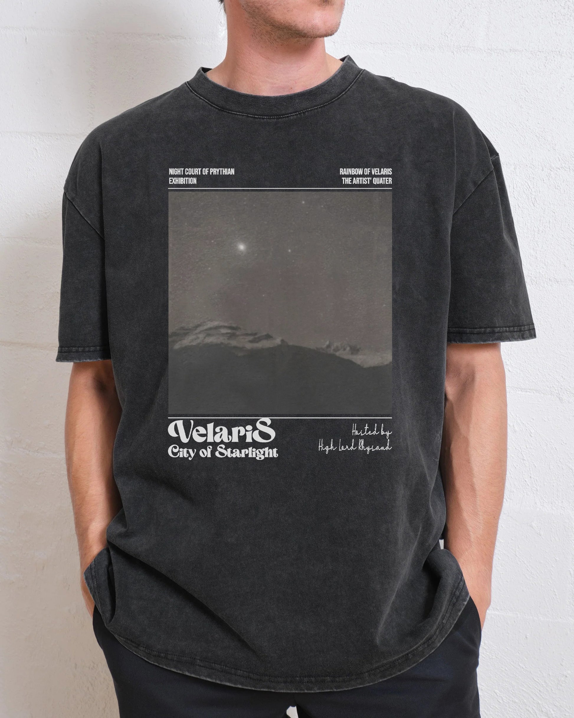 SJM Velaris Night Court Washed T-Shirt