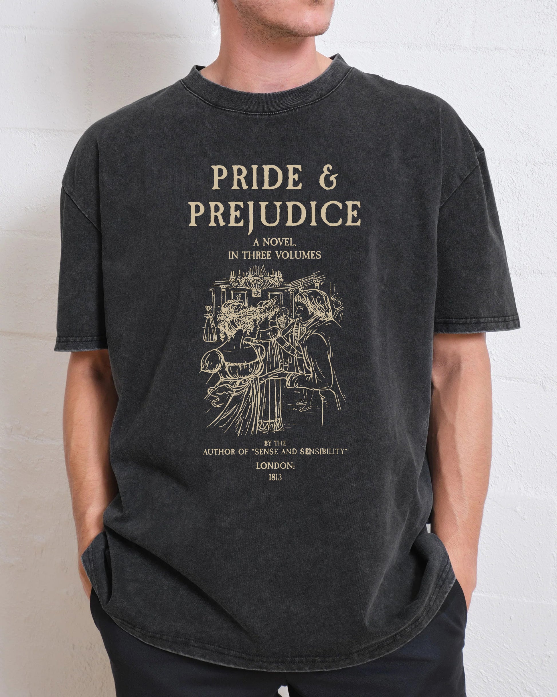 Pride And Prejudice Jane Austen Washed T-Shirt