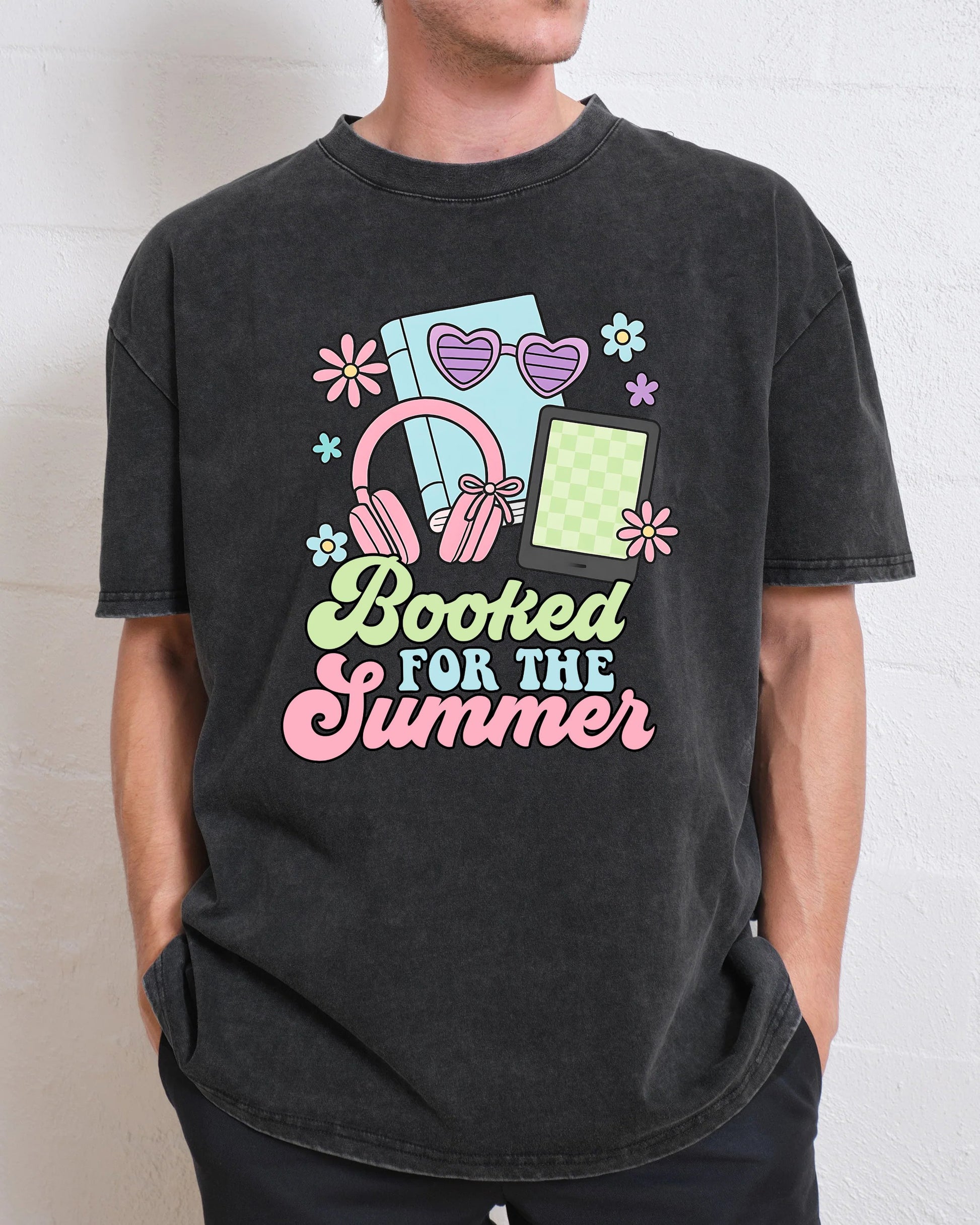 Booked For The Summer Washed T-Shirt