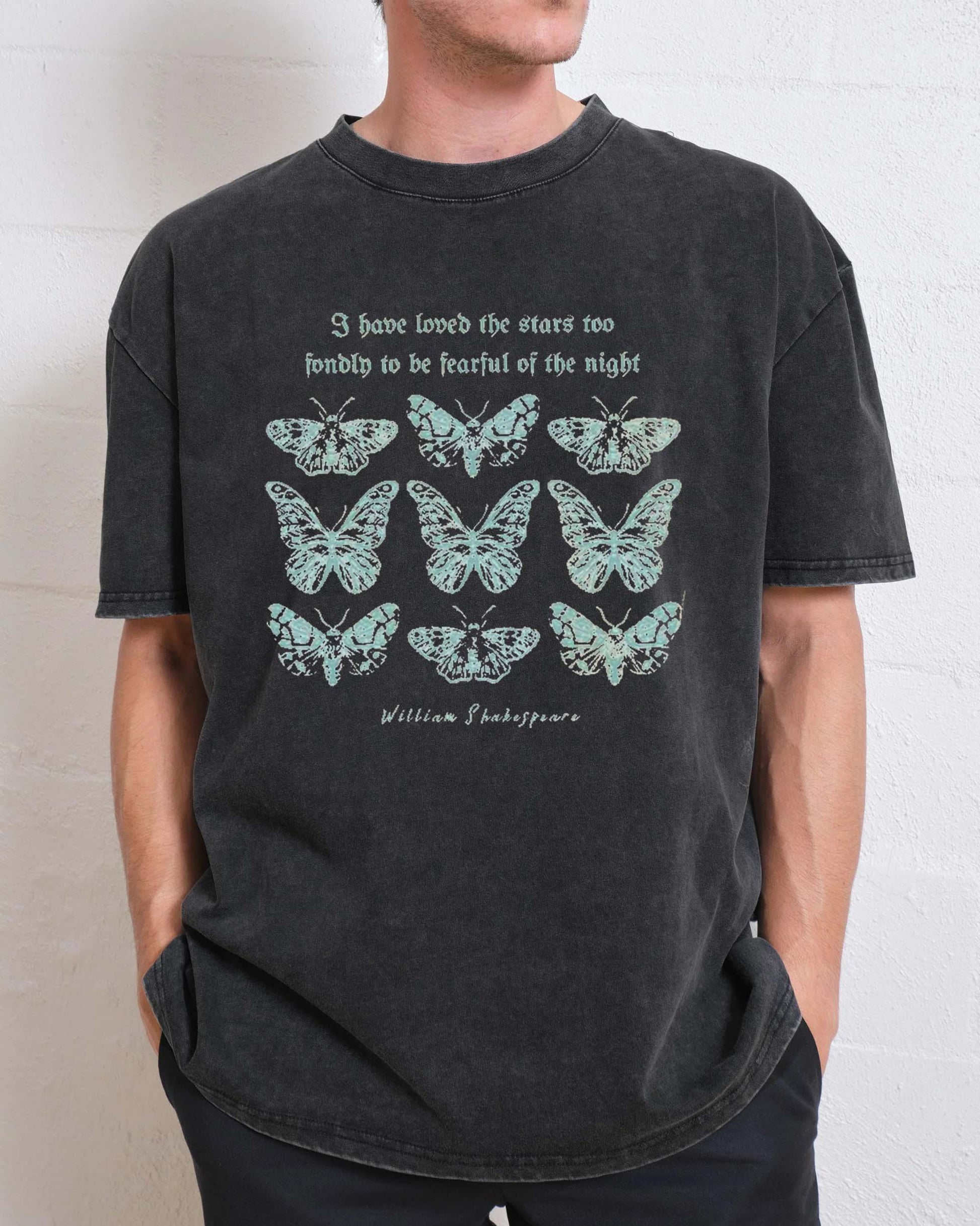 Shakespeare Moth Washed T-Shirt