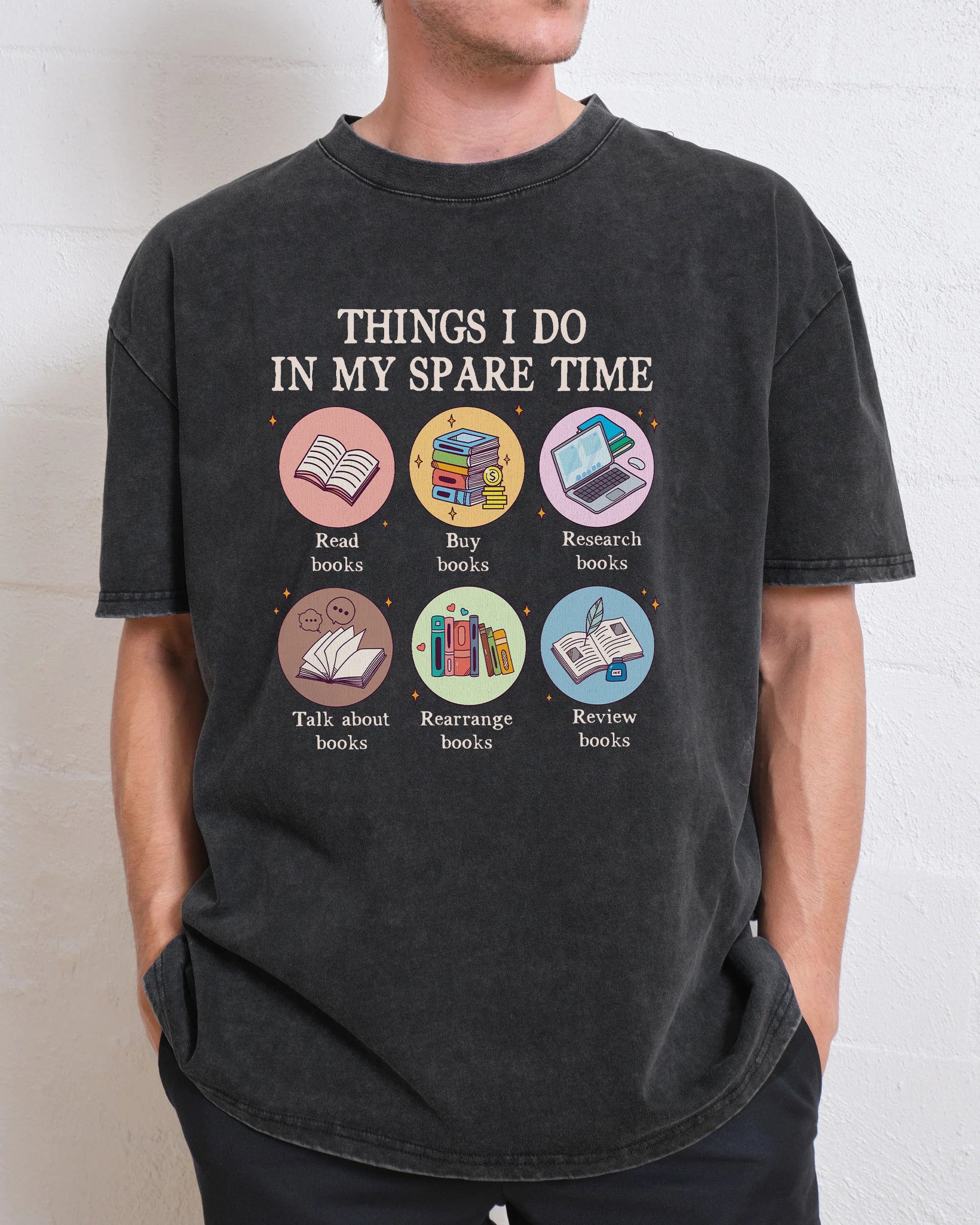 Things I Do in My Spare Time Washed T-Shirt