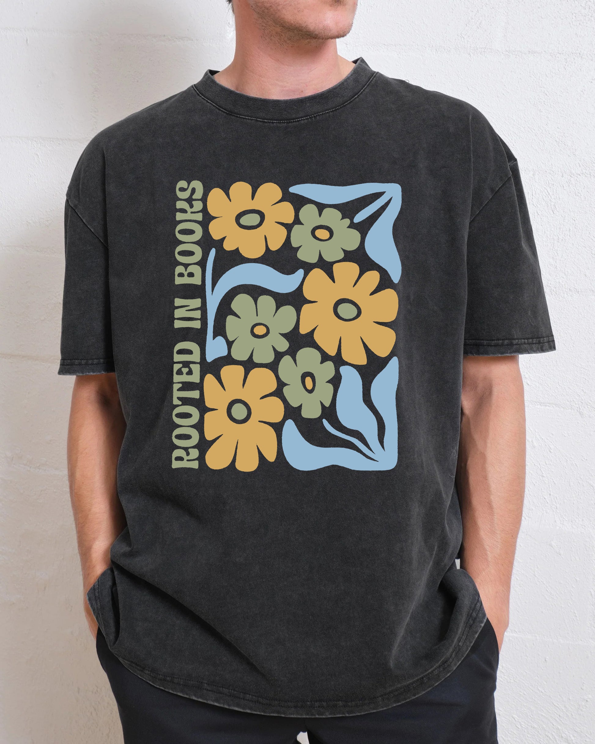 Rooted In Books Washed T-Shirt