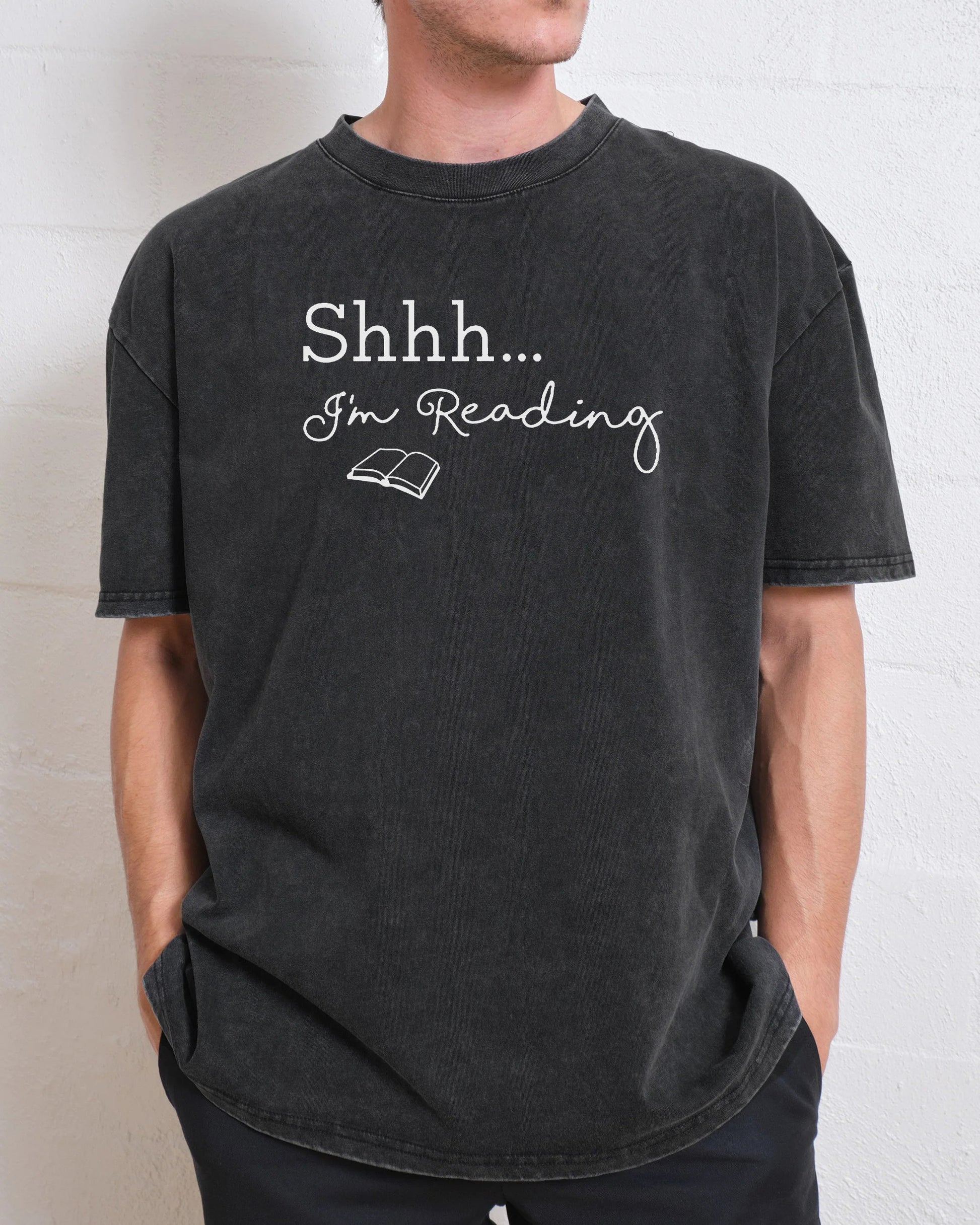 Shhh... I'm Reading Washed T-Shirt