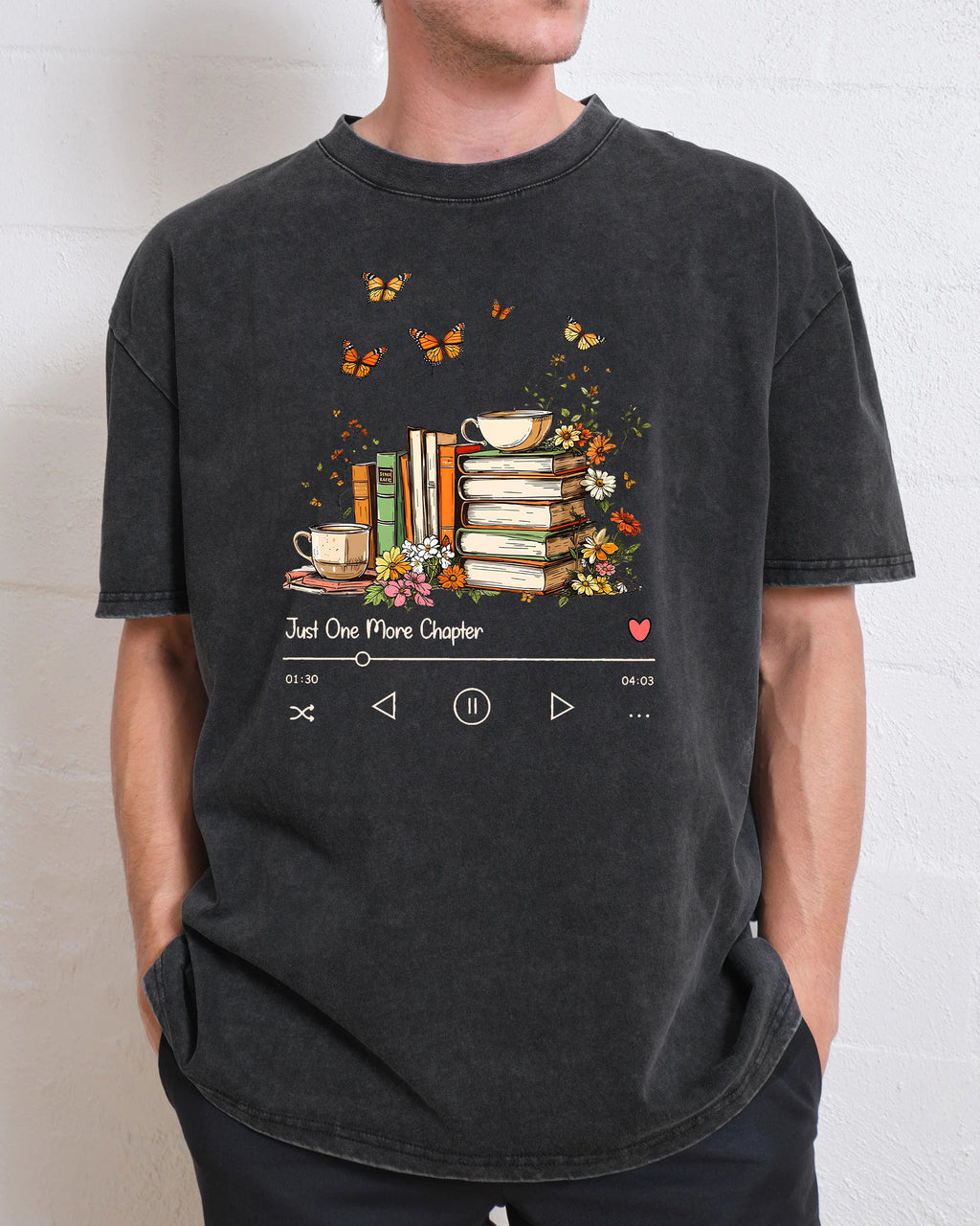 Just One More Chapter Washed T-Shirt