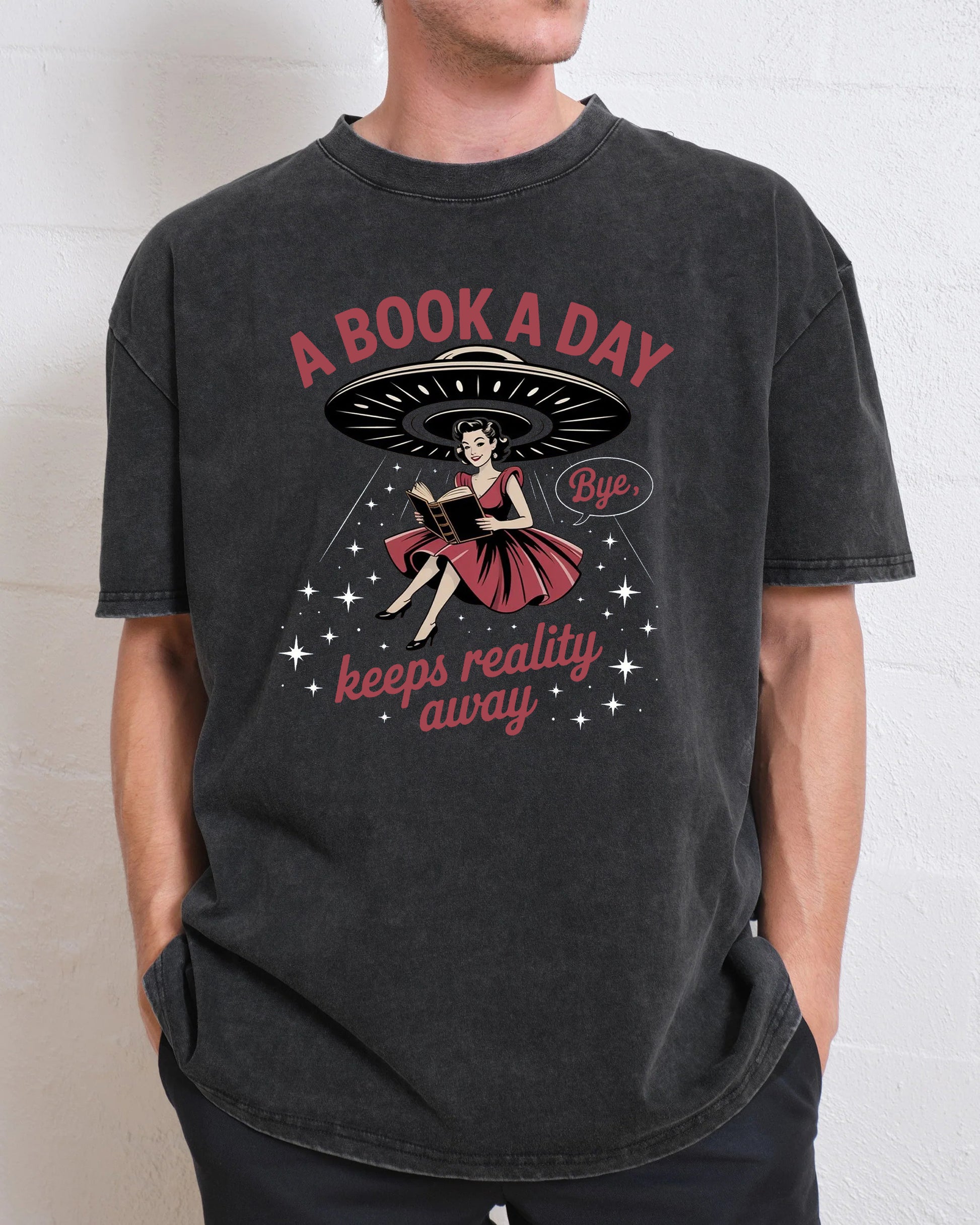 A Book A Day Washed T-Shirt