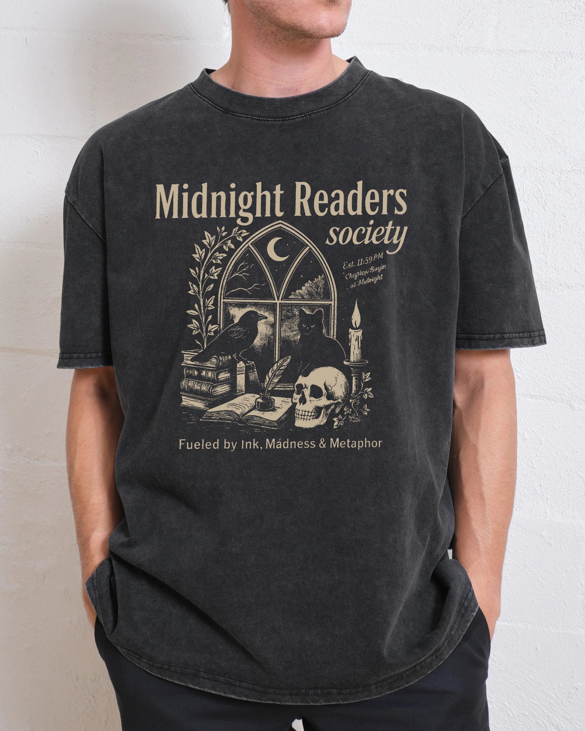 Midnight Reading Society Washed T-Shirt