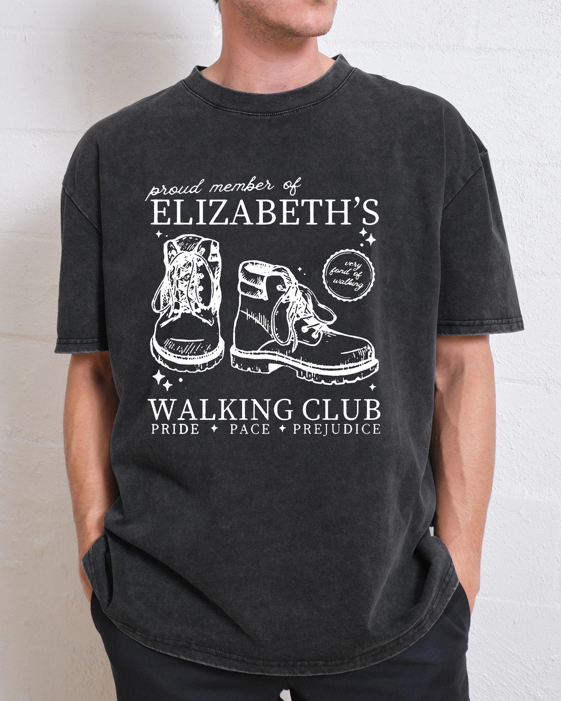 Very Fond Of Walking Washed T-Shirt