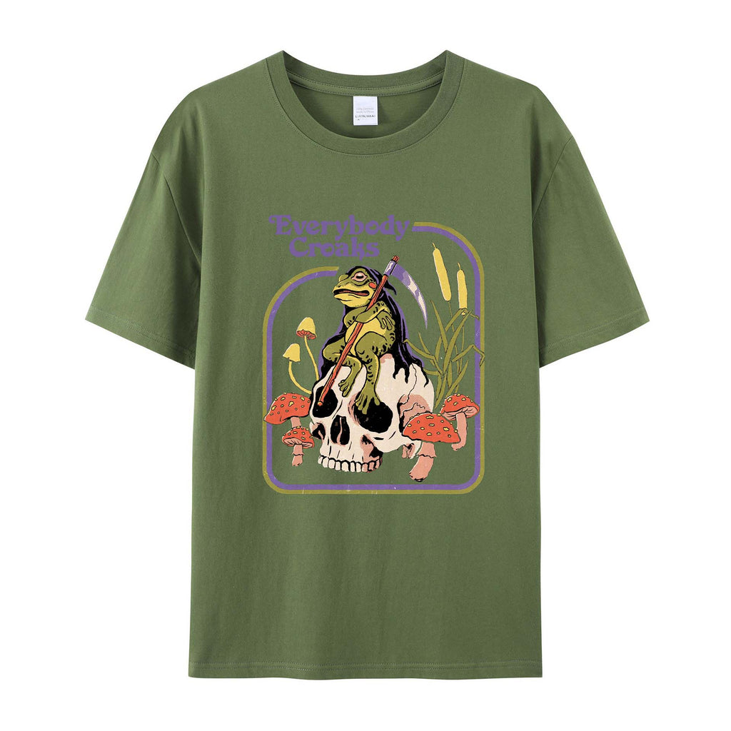 Halloween Retro Cotton T-Shirts