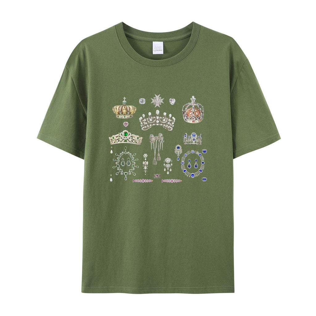 Louvre Stolen Crown Jewels Of Paris Cotton T-Shirts