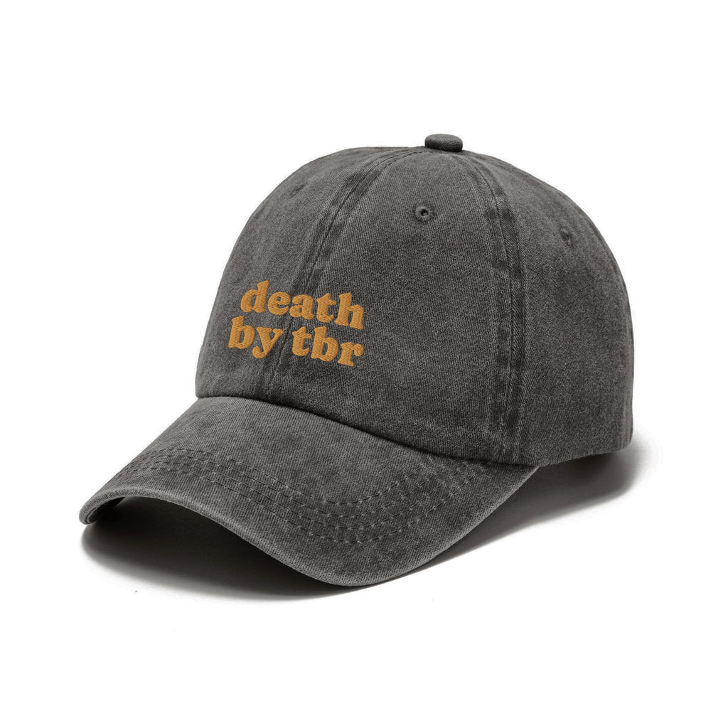 Deathy By TBR Embroidered Washed Cap