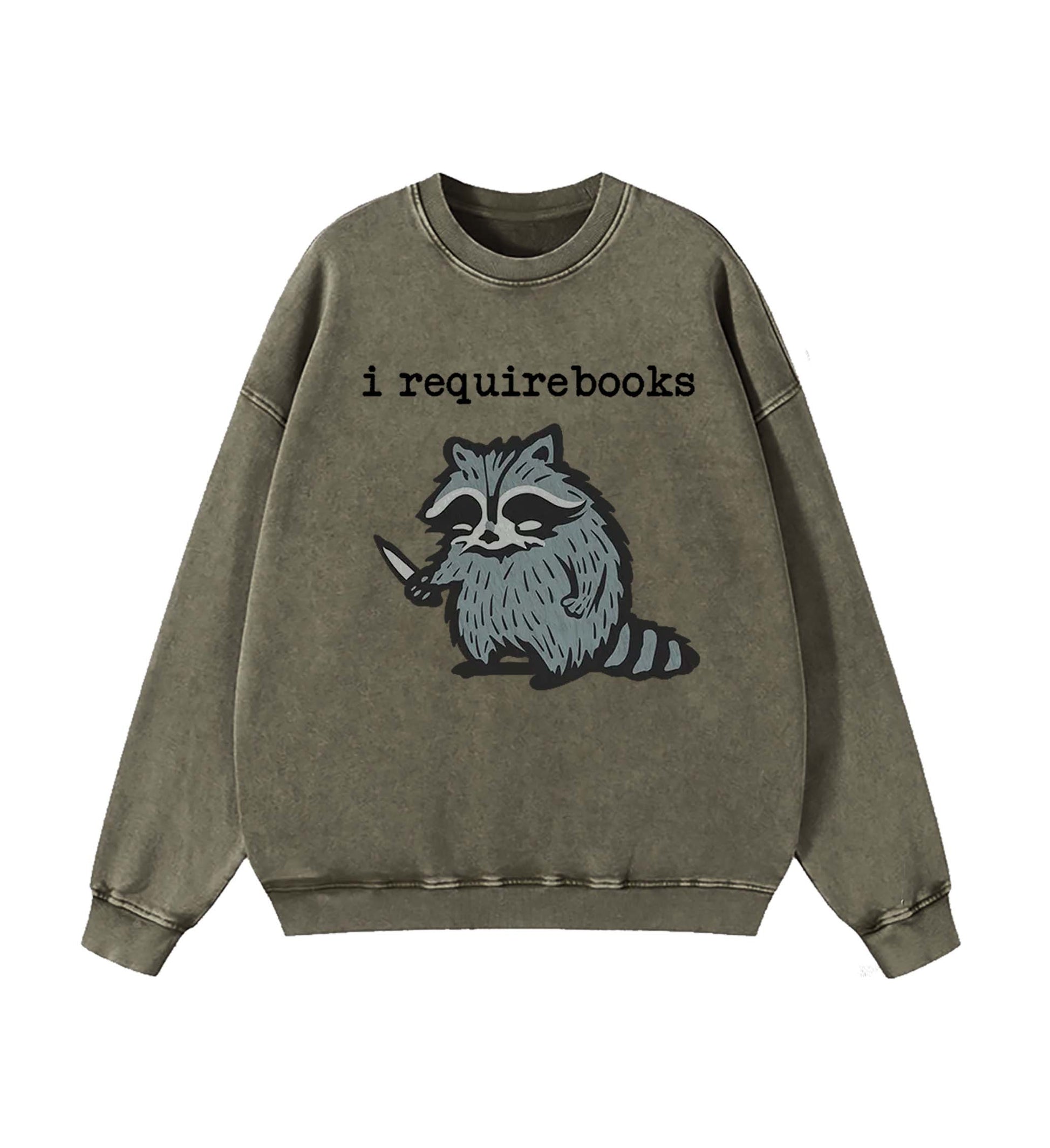 I Require Books Sweatshirt