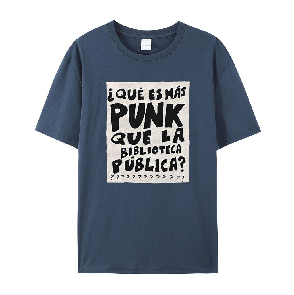 What's More Punk Than The Public Library cotton T-shirt