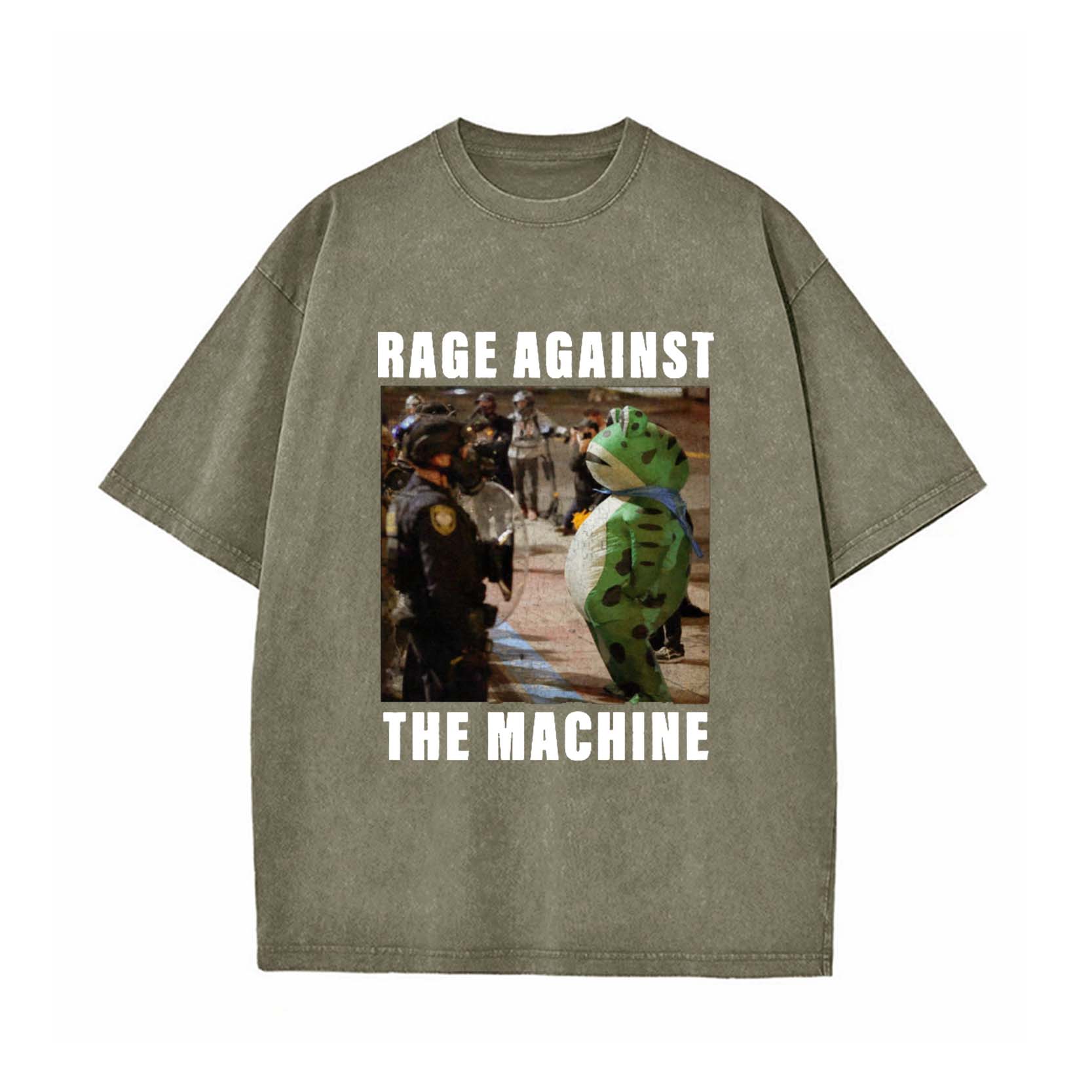 Vintage Portland-Frog Protest Rage Against Machine T-Shirt