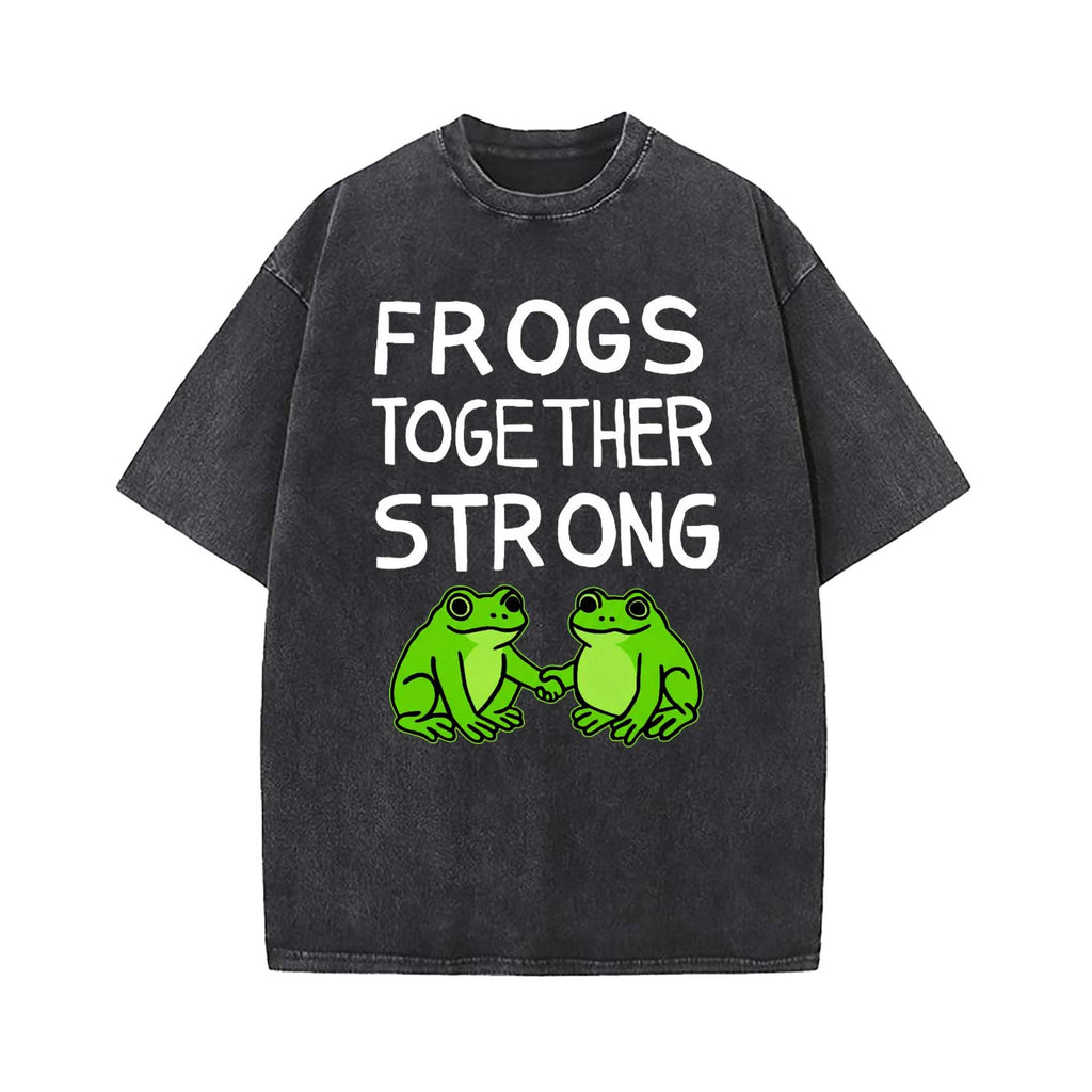 Frogs Together Strong Protest Shirt T-shirt