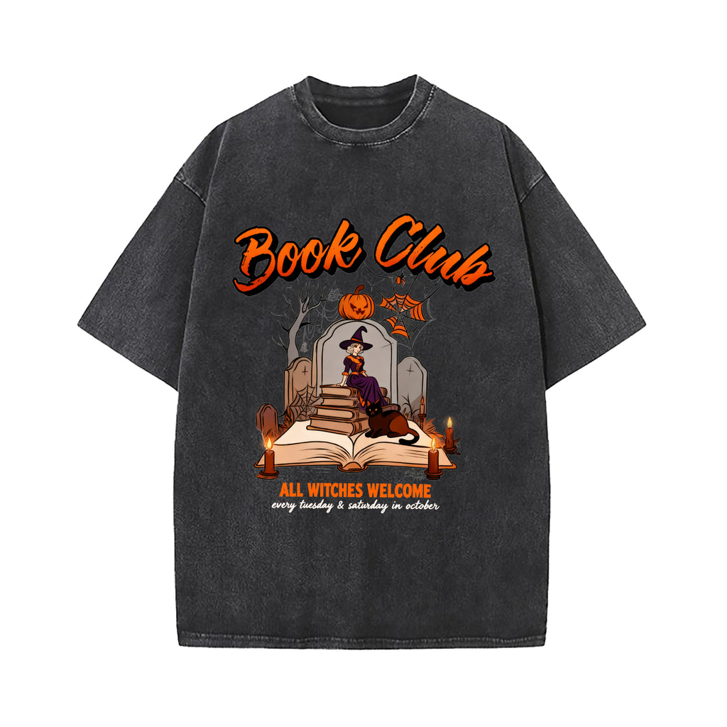 Comfort Colors Witchy Book Club Halloween T-Shirt