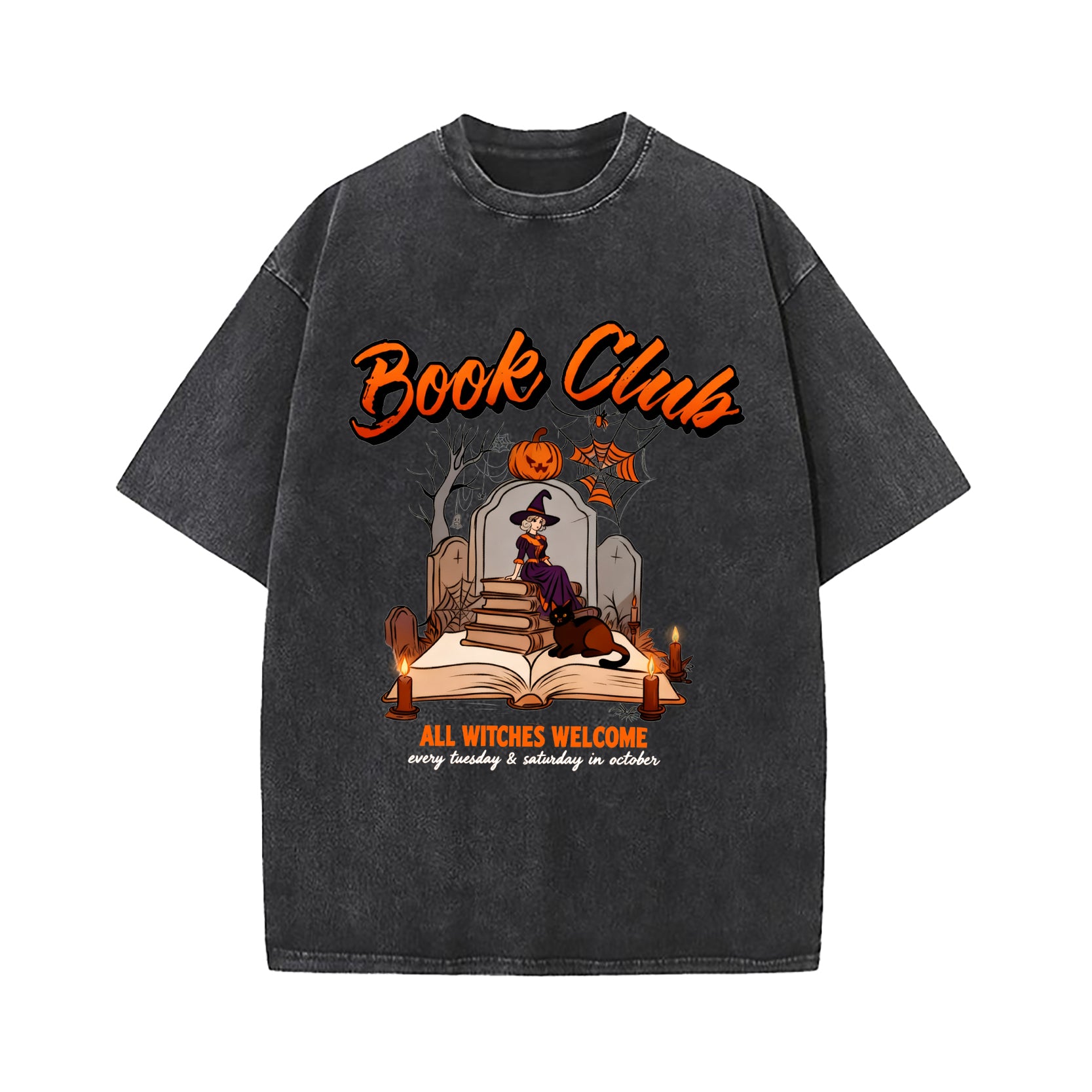 Comfort Colors Witchy Book Club Halloween T-Shirt