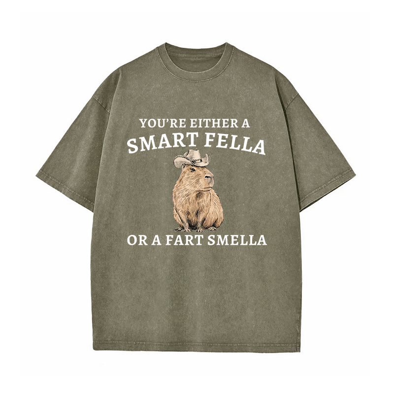 Vintage 90s Funny Capybara T-shirt