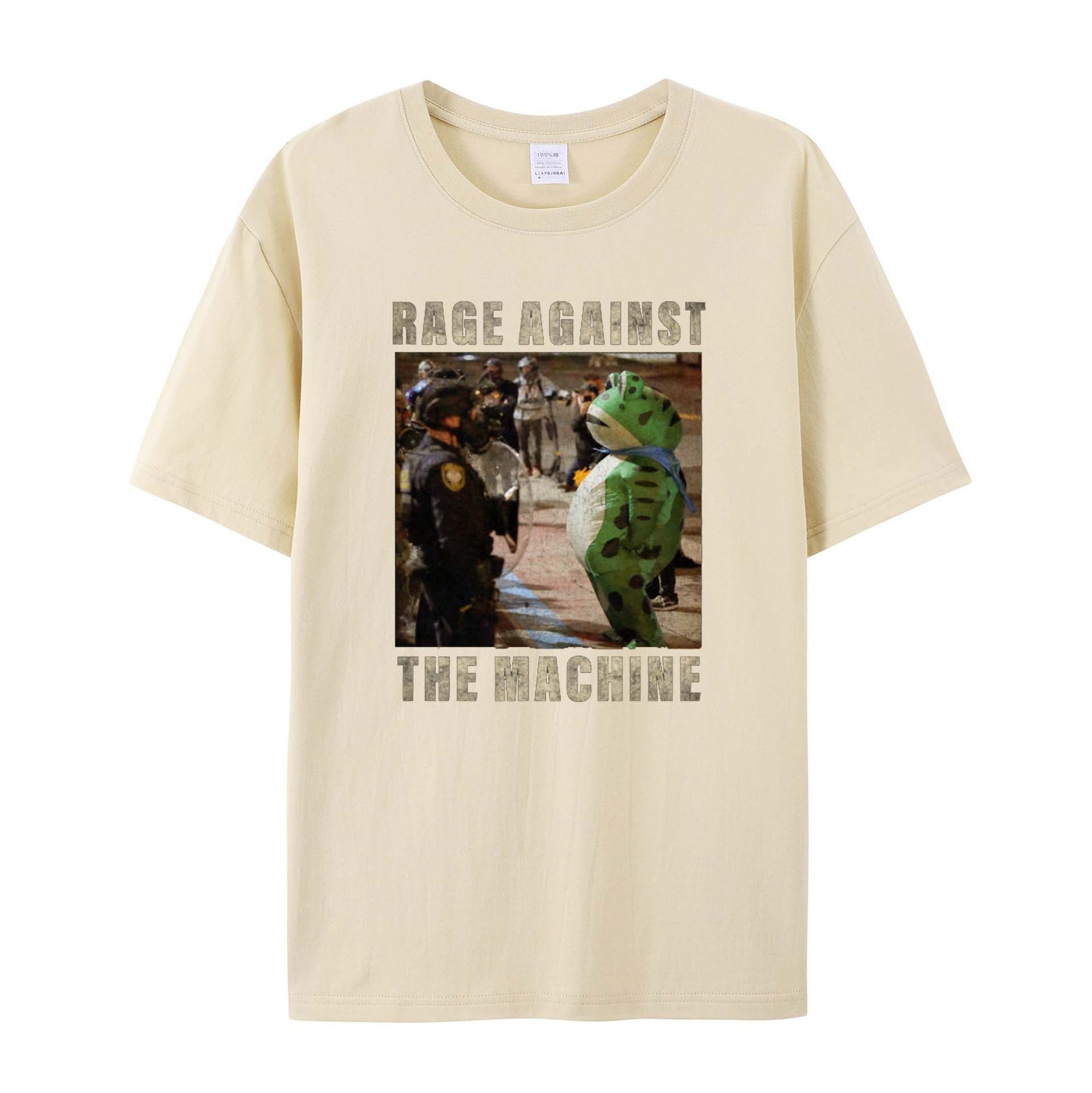 Frogs Together Strong Protest Shirt Cotton T-Shirts