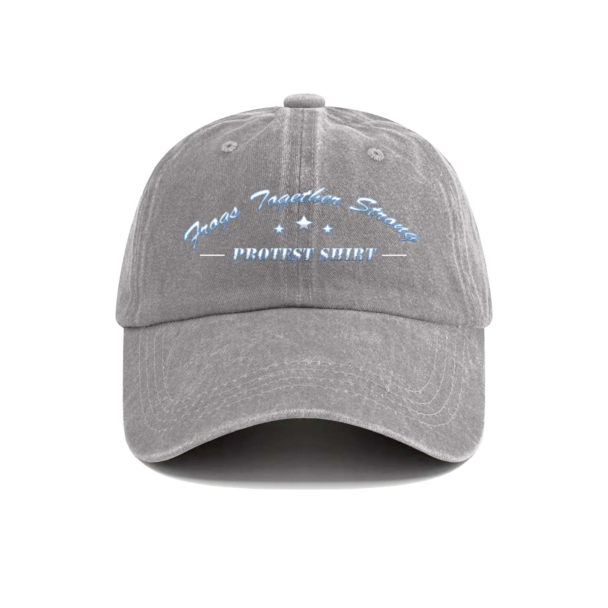 Frogs Together Strong Protest Shirt Caps