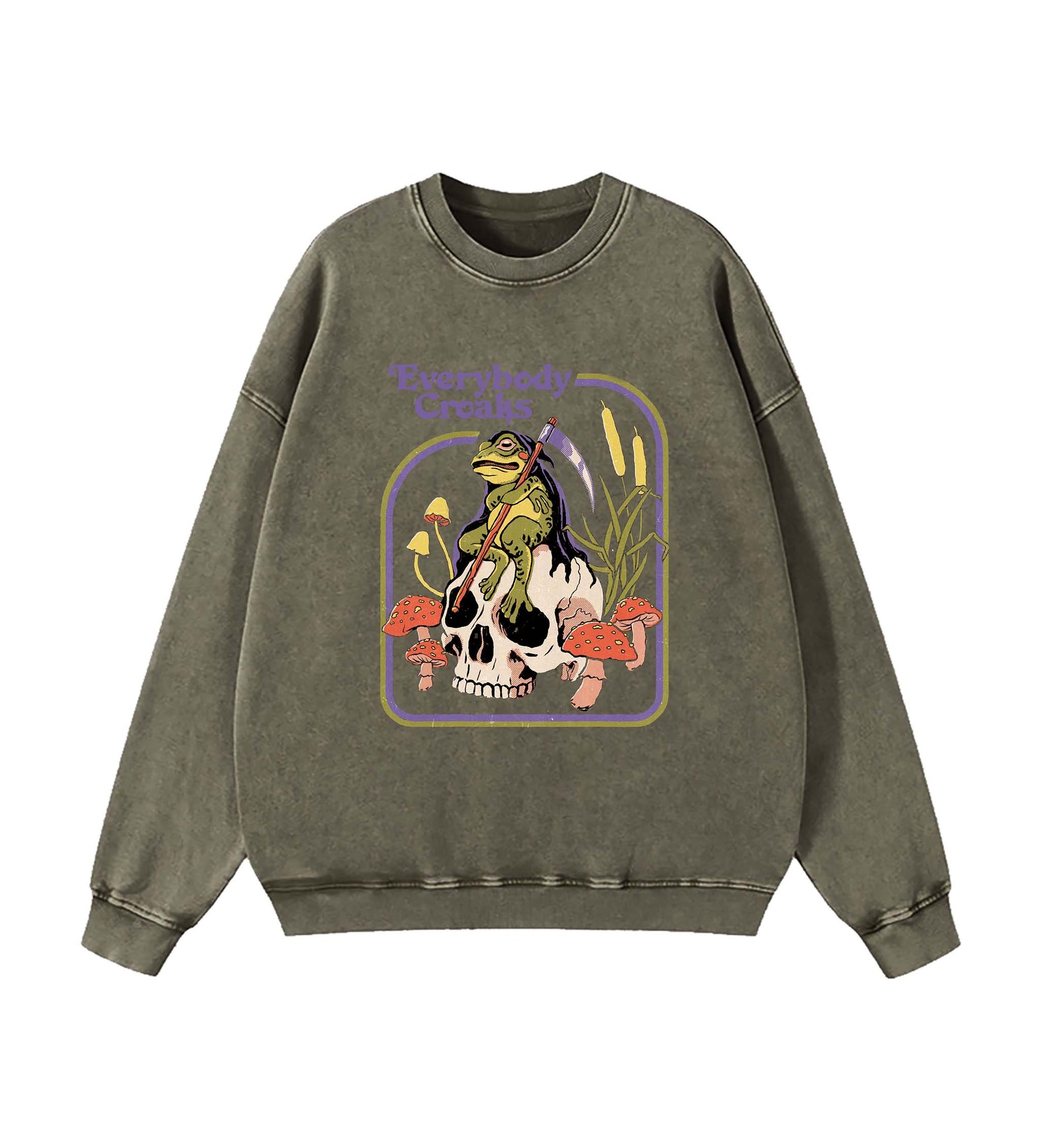 Halloween Retro Washed Sweatshirt