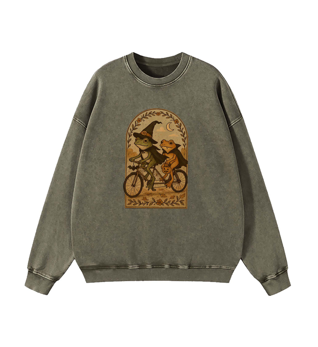 Retro Frog And Toad Comfort Sweatshirt