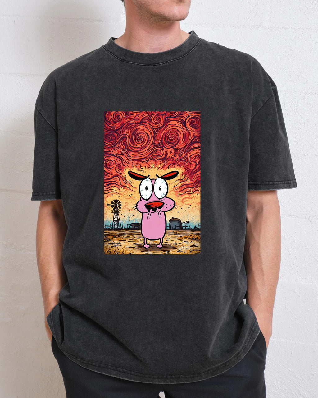 Courage the cowardly dog T-SHIRT