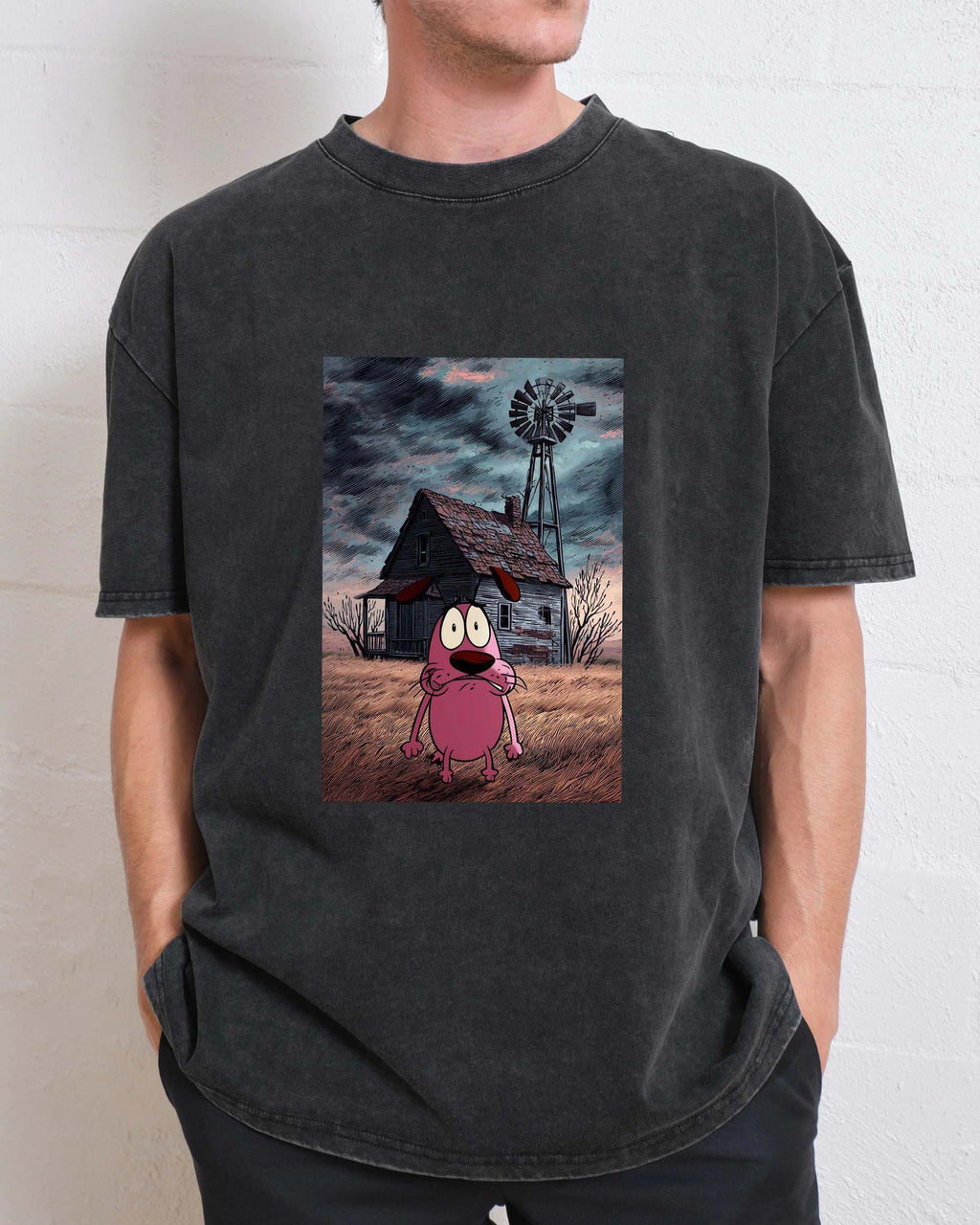 Courage the cowardly dog T-SHIRT