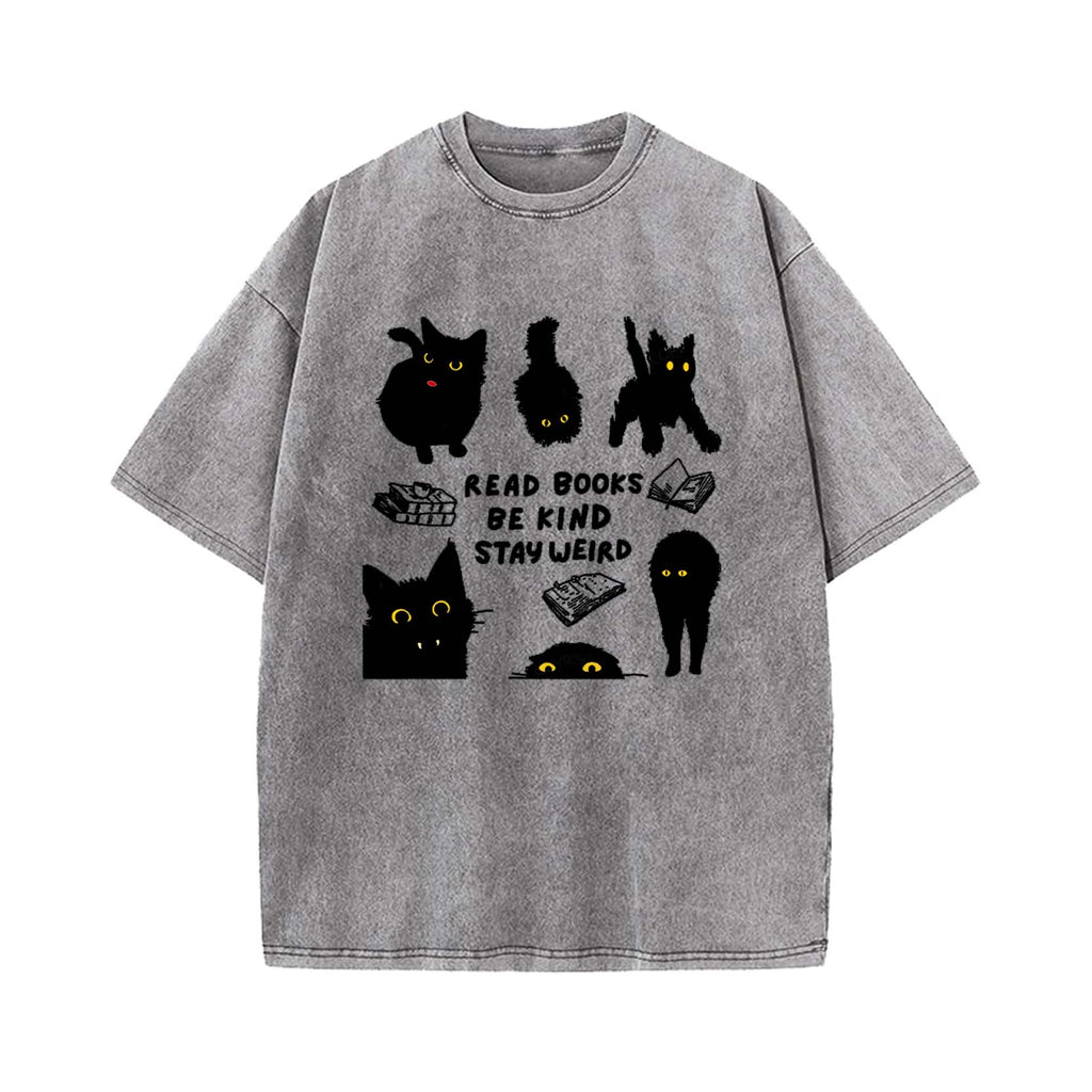 Read Books Be Kind Stay Weird T-shirt