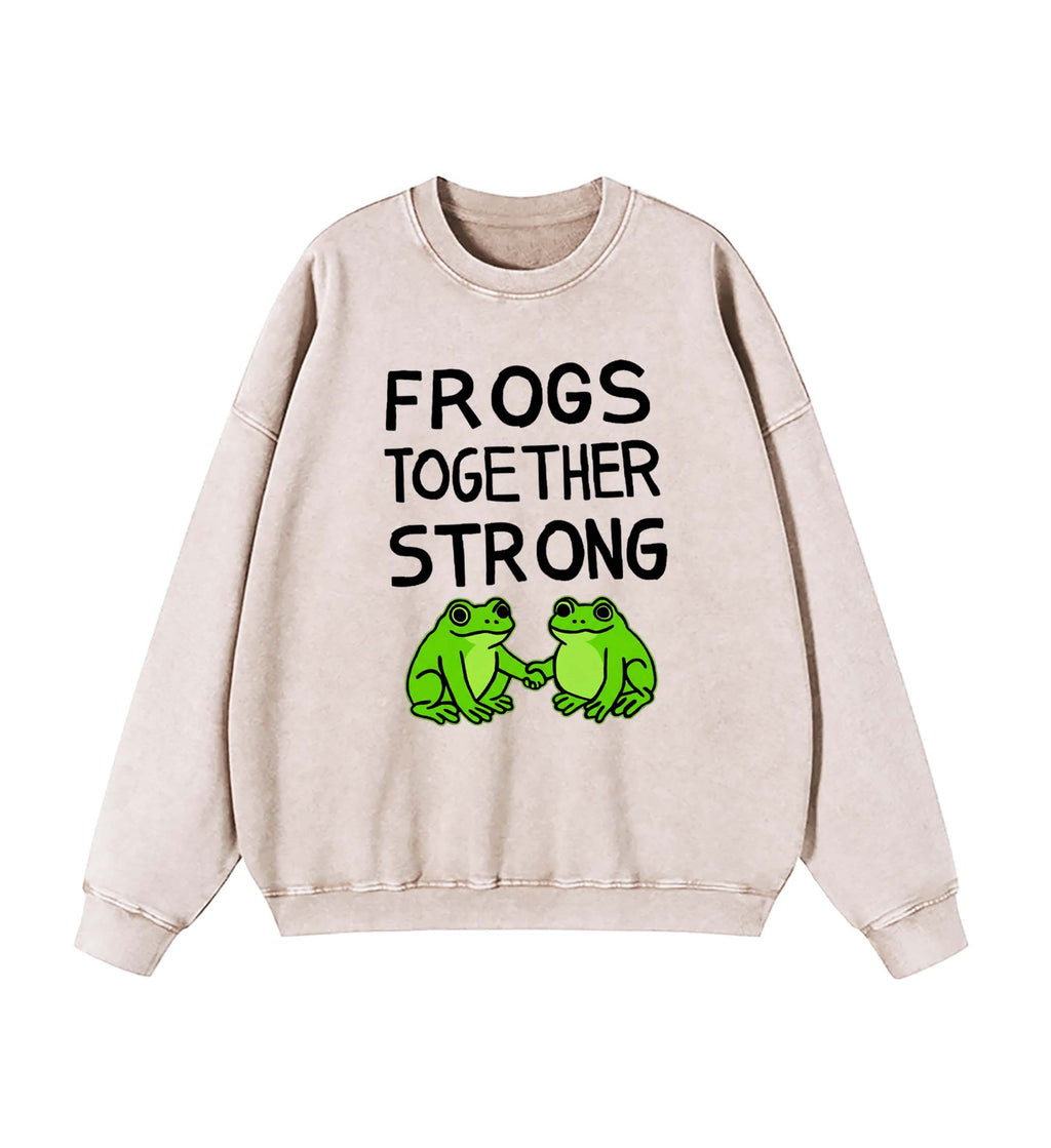 Frogs Together Strong Protest Shirt Sweatshirt