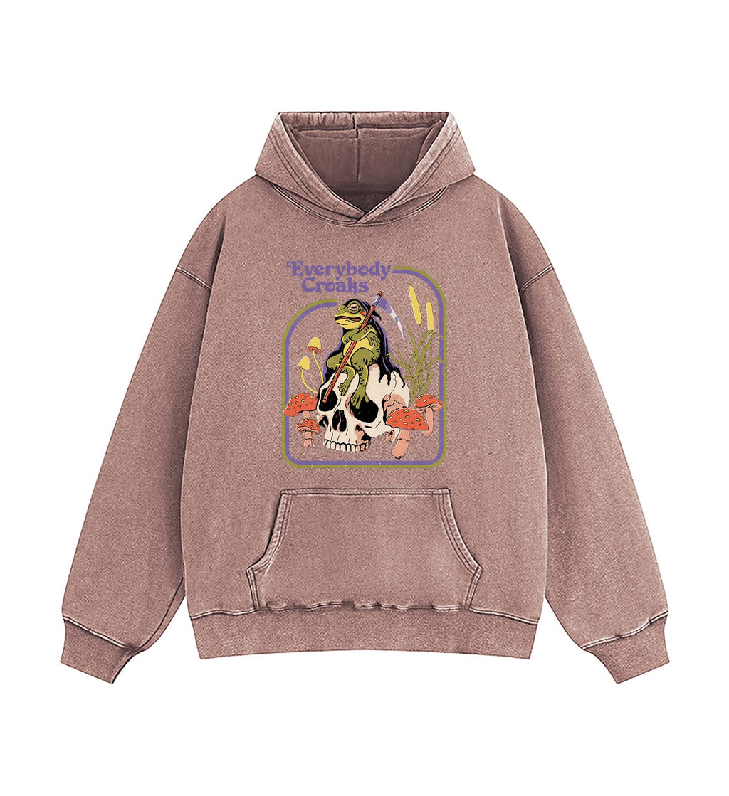 Halloween Retro washed Hoodie