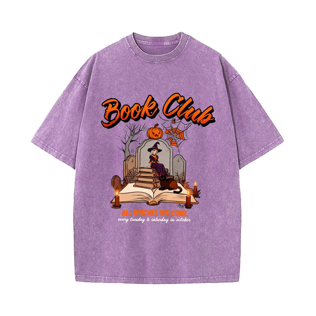 Comfort Colors Witchy Book Club Halloween T-Shirt