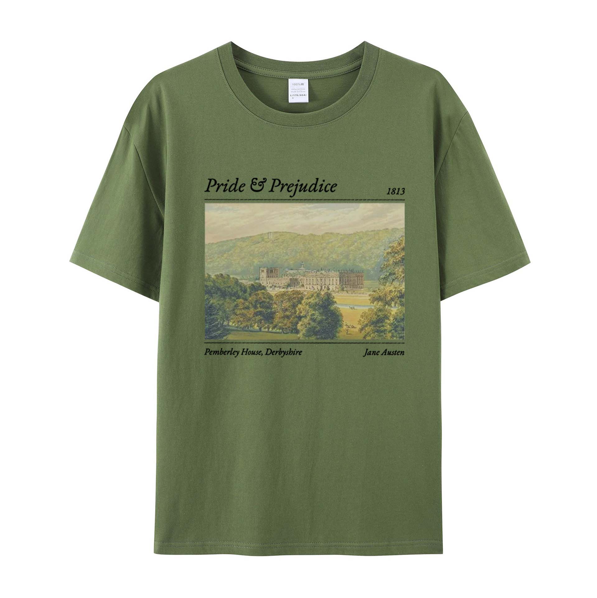 pride and Prejudice  Cotton T-Shirts