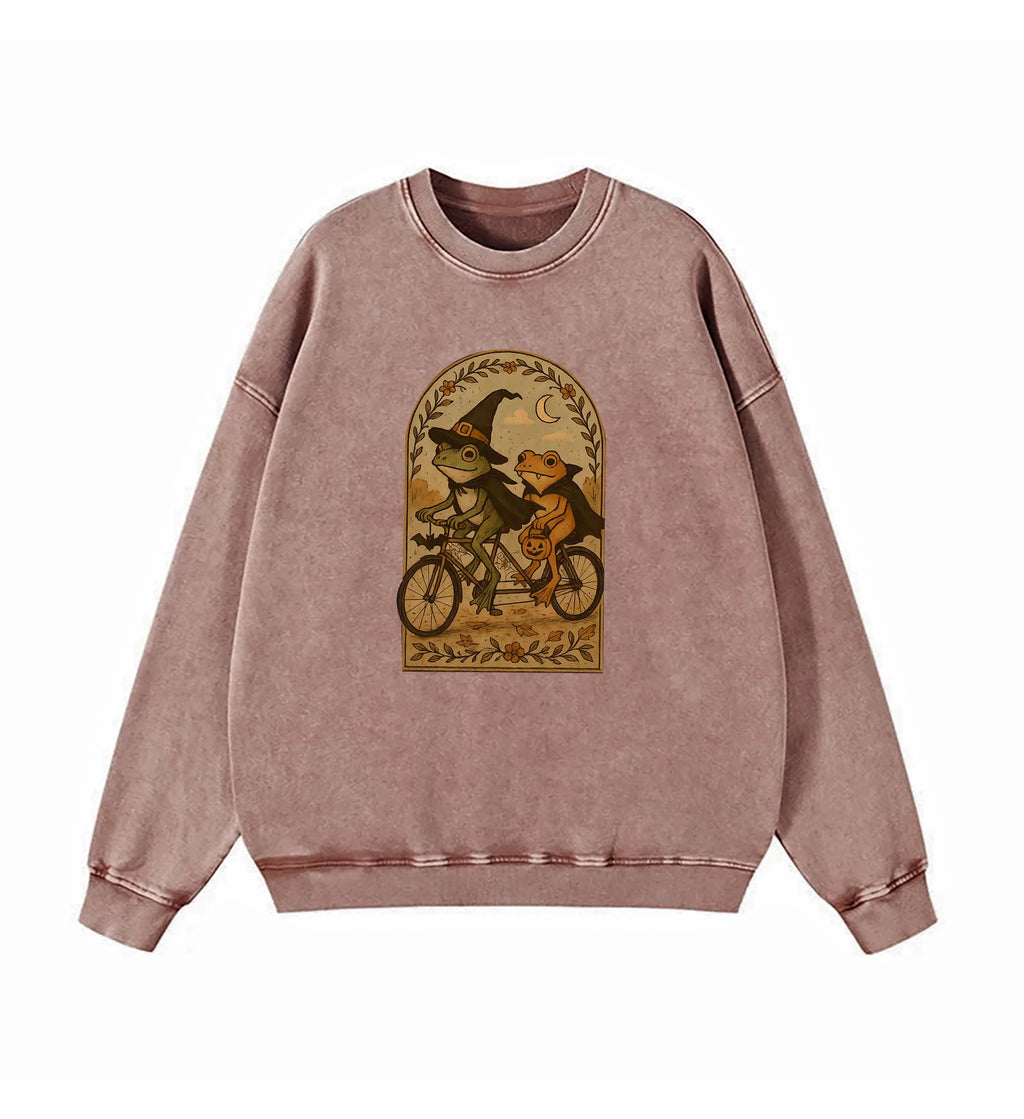 Retro Frog And Toad Comfort Sweatshirt