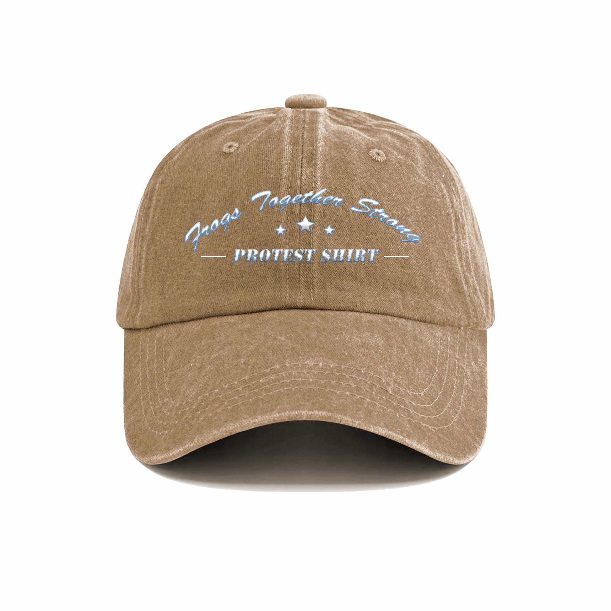 Frogs Together Strong Protest Shirt Caps