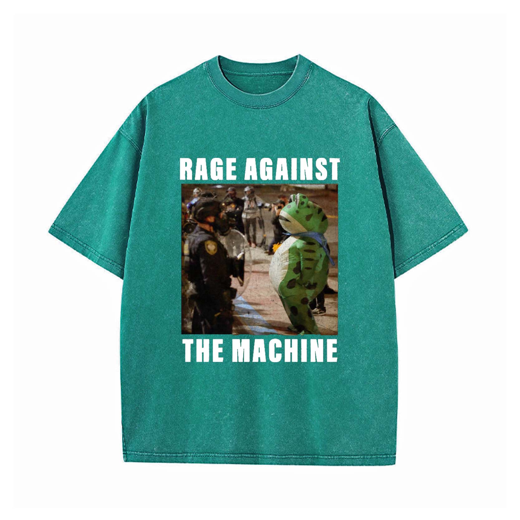 Vintage Portland-Frog Protest Rage Against Machine T-Shirt