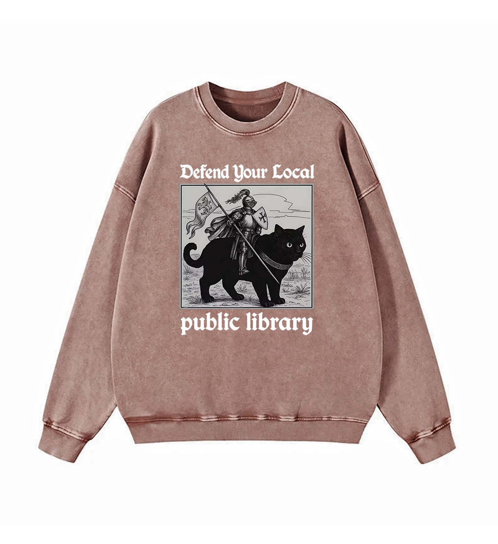 Defend Your Local public library Sweatshirt