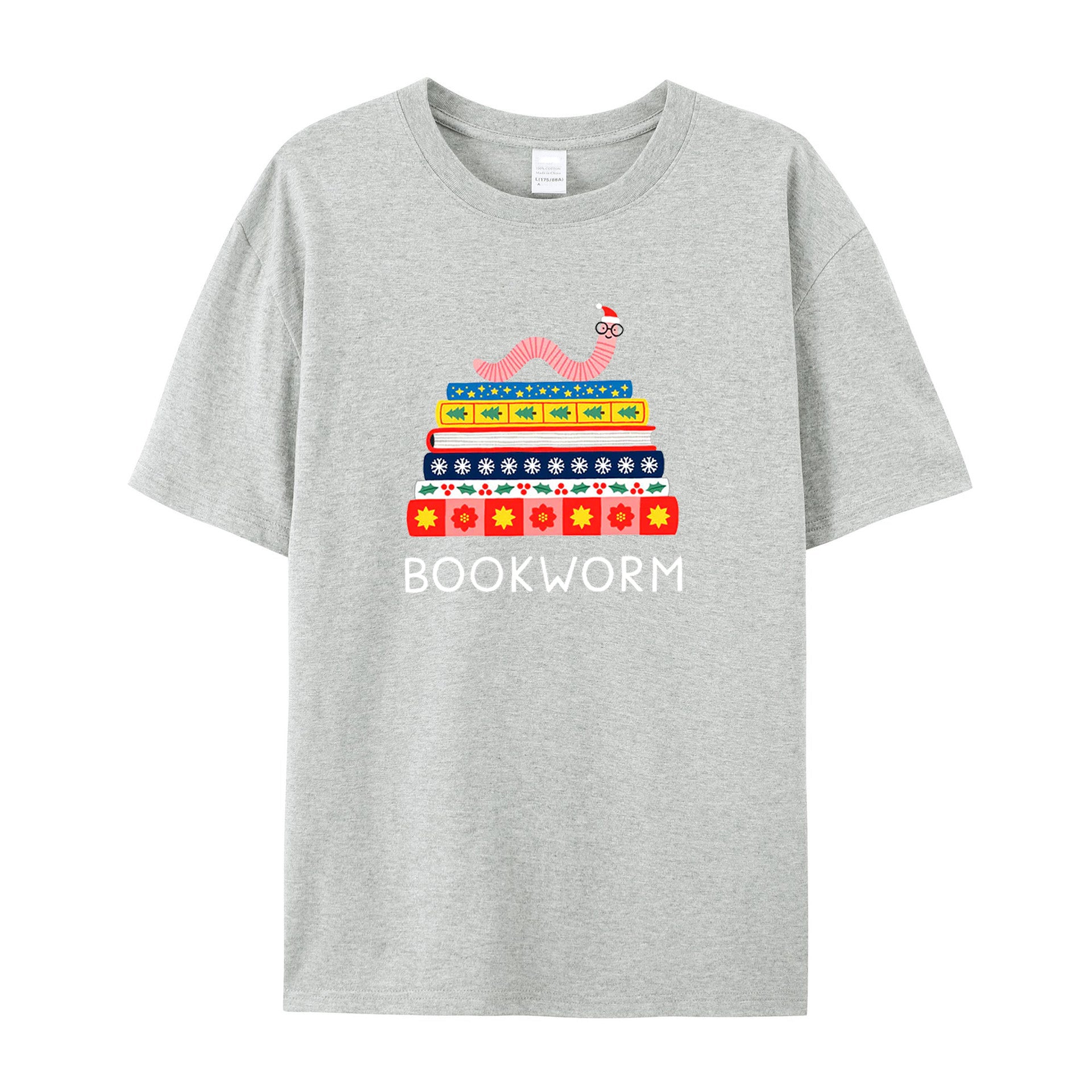 BOOK WORM COTTON T-SHIRTS