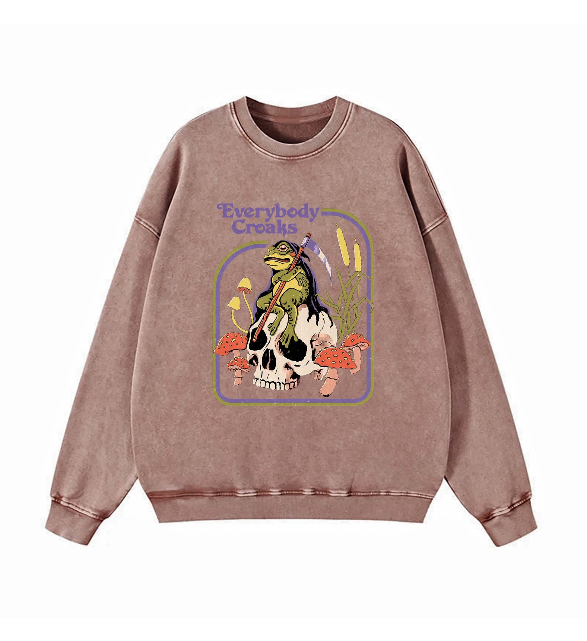 Halloween Retro Washed Sweatshirt