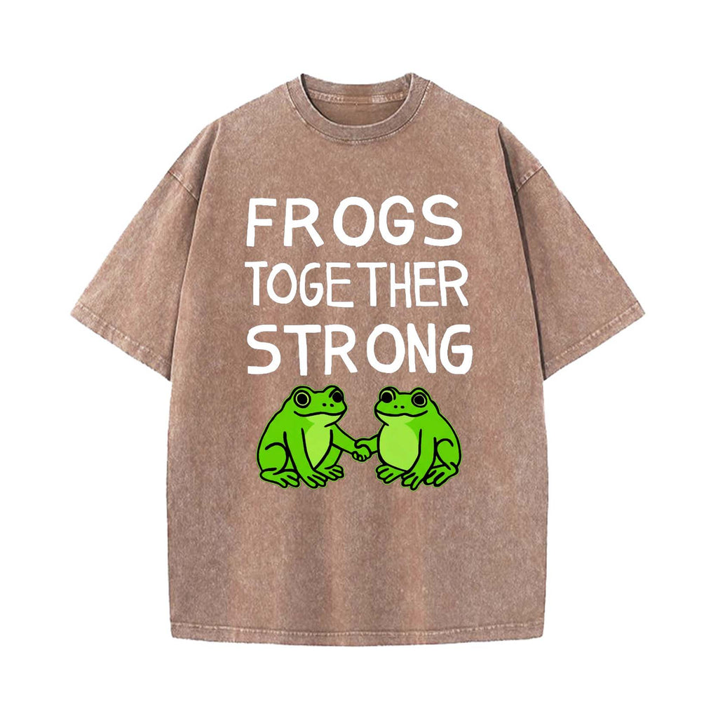 Frogs Together Strong Protest Shirt T-shirt