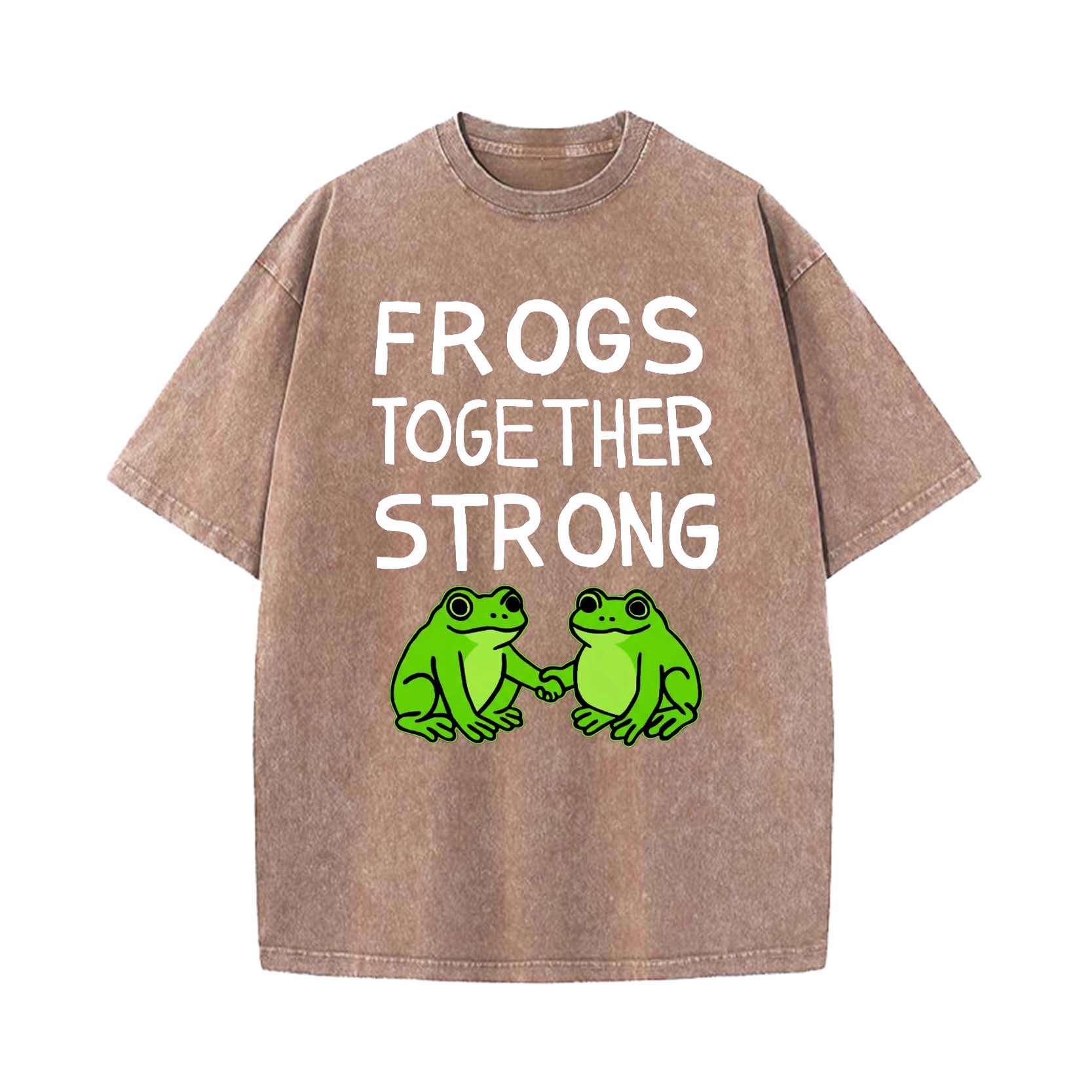 Frogs Together Strong Protest Shirt T-shirt