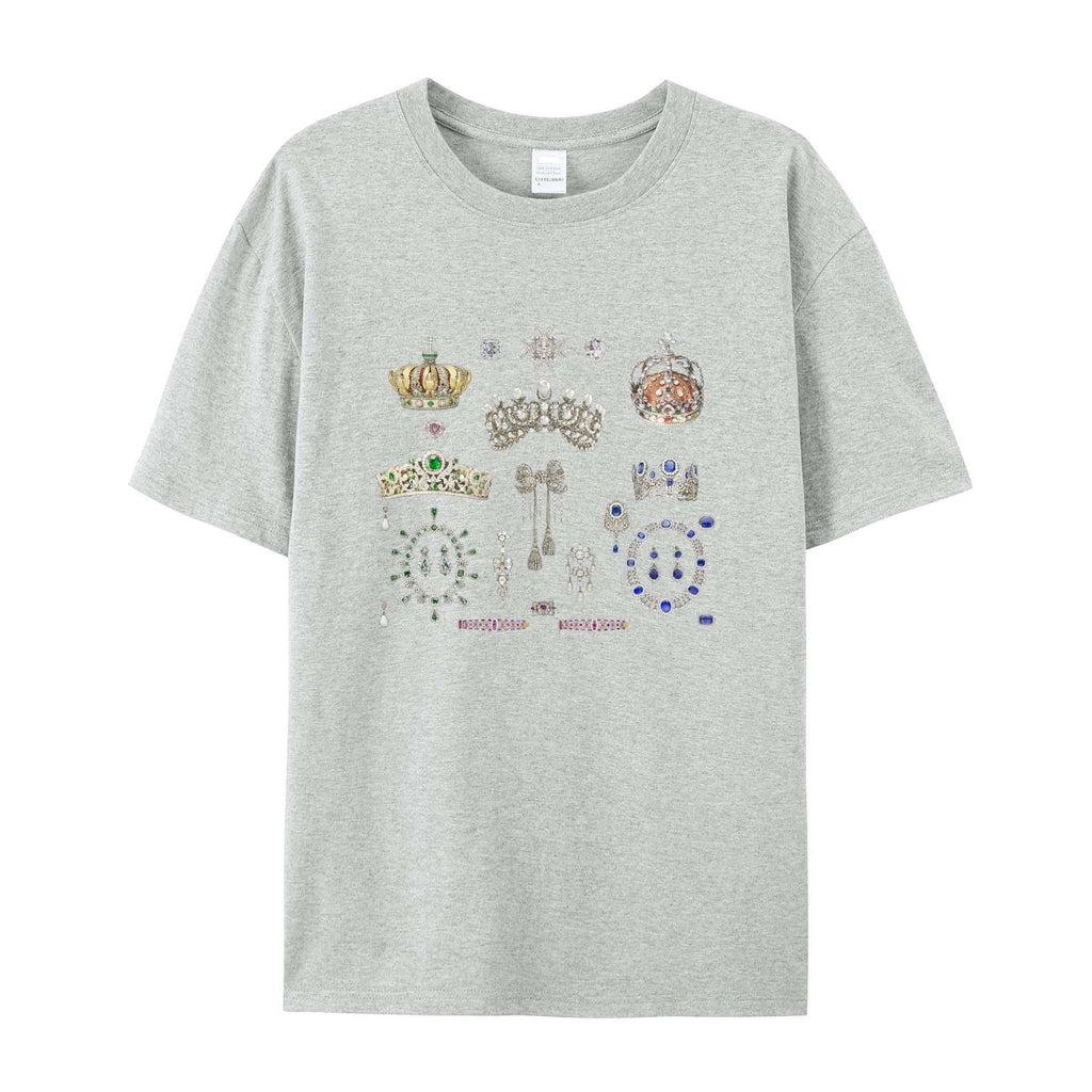 Louvre Stolen Crown Jewels Of Paris Cotton T-Shirts