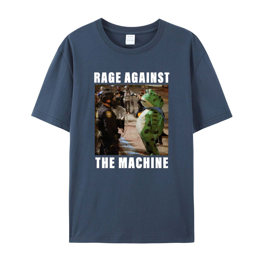 Frogs Together Strong Protest Shirt Cotton T-Shirts