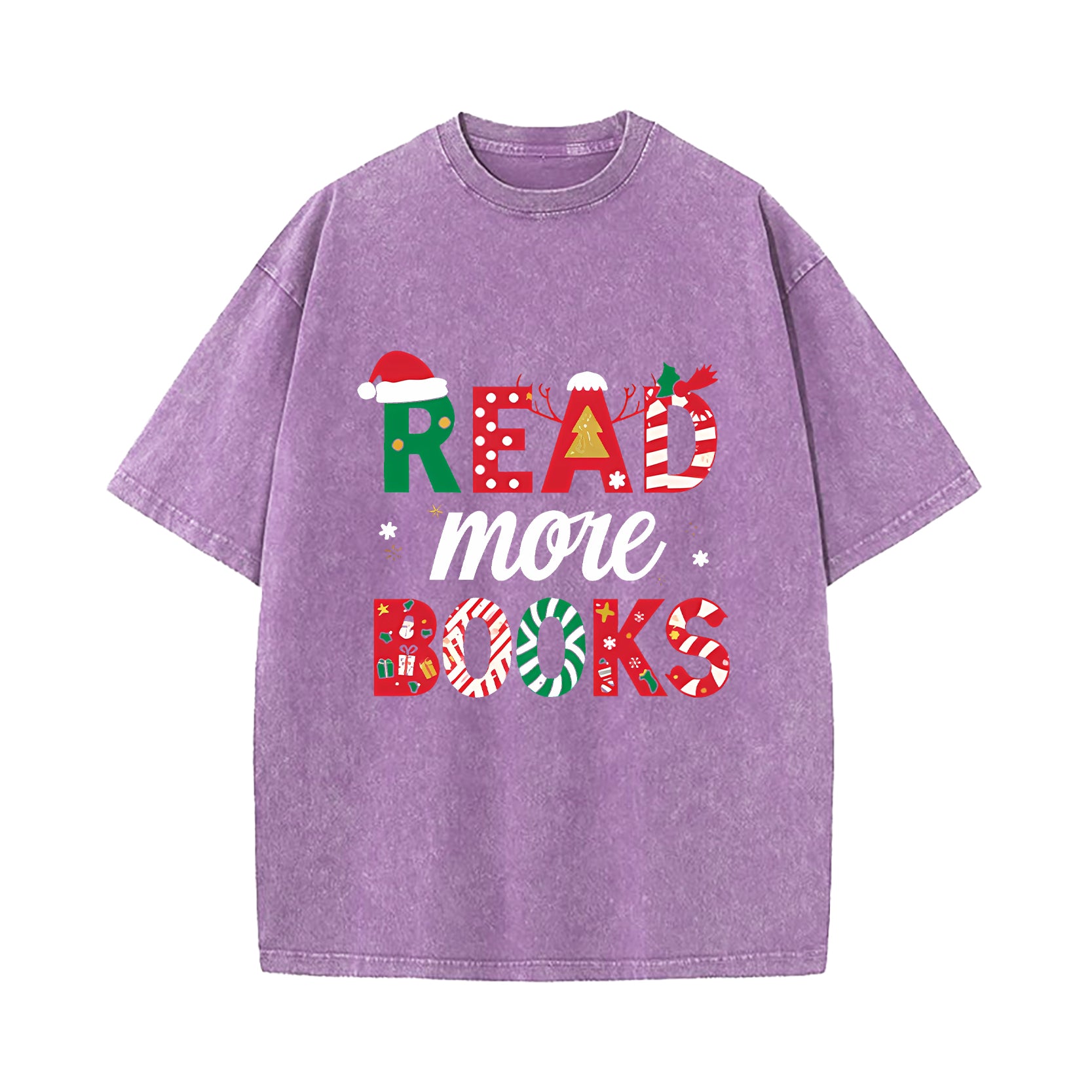 read more books christmas reading book T-Shirt