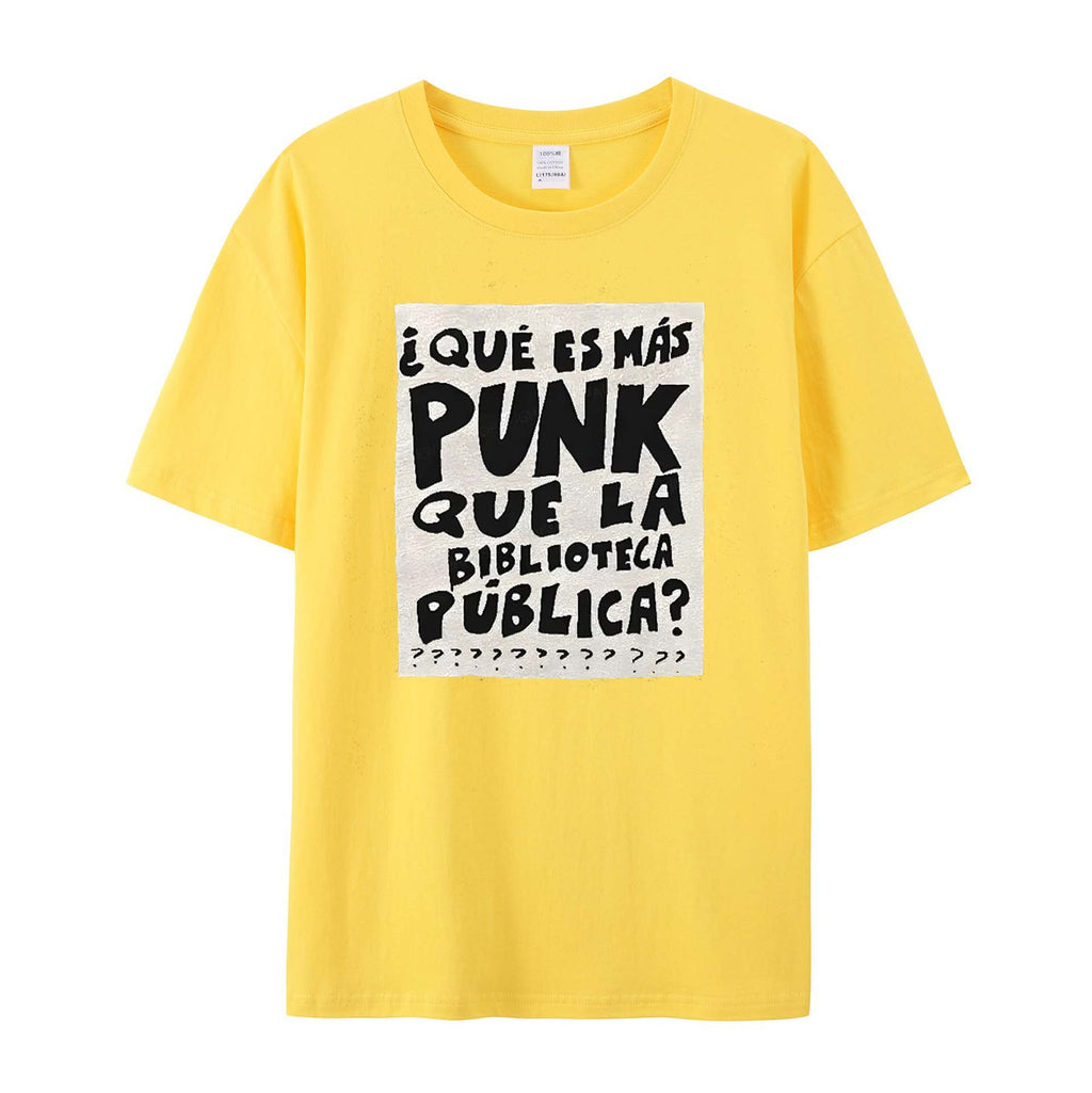 What's More Punk Than The Public Library cotton T-shirt