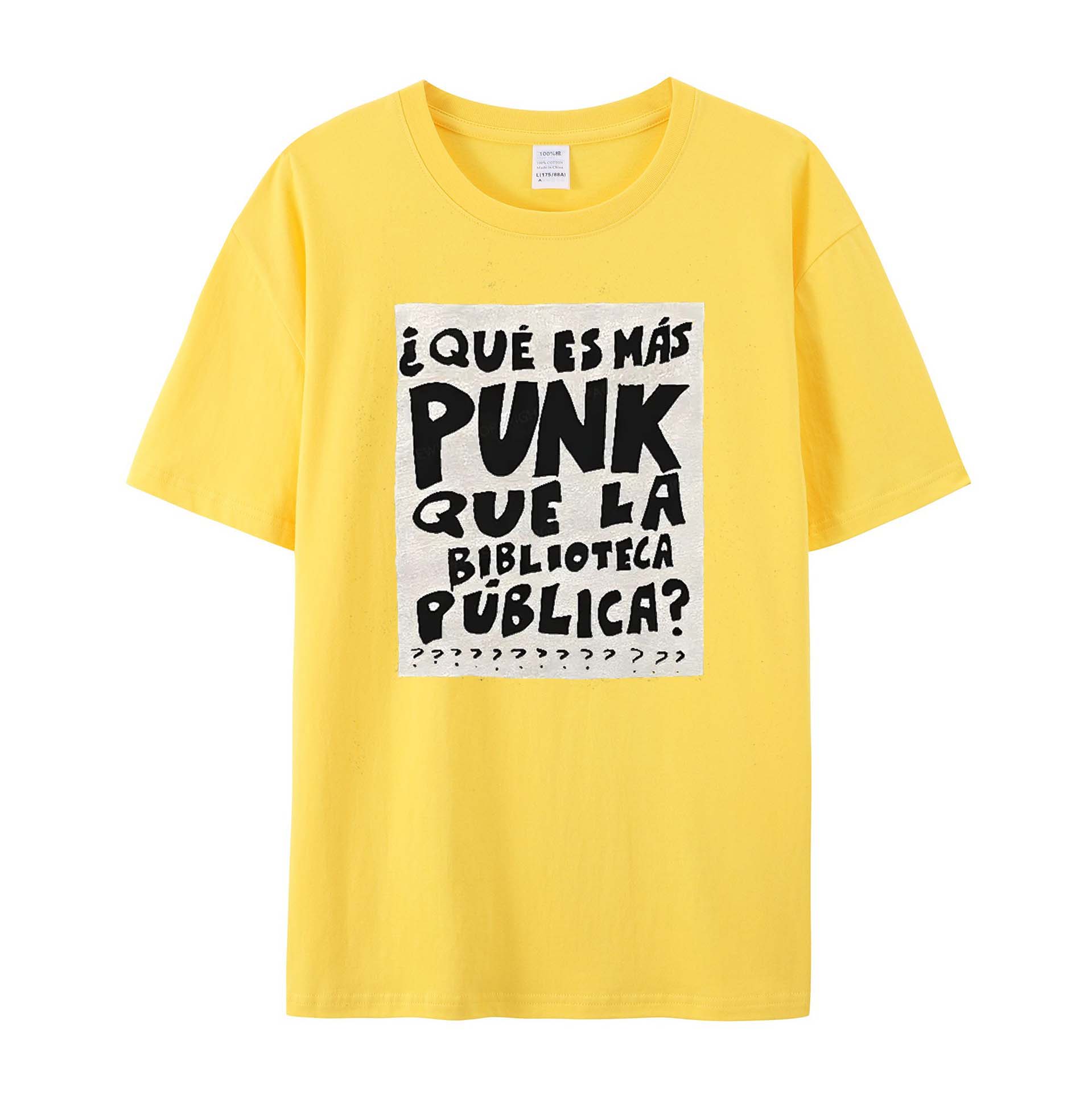 What's More Punk Than The Public Library cotton T-shirt