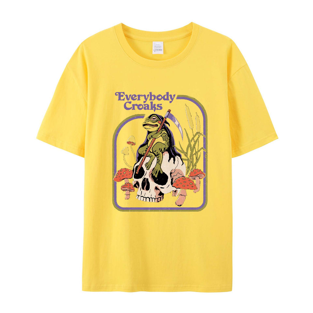 Halloween Retro Cotton T-Shirts